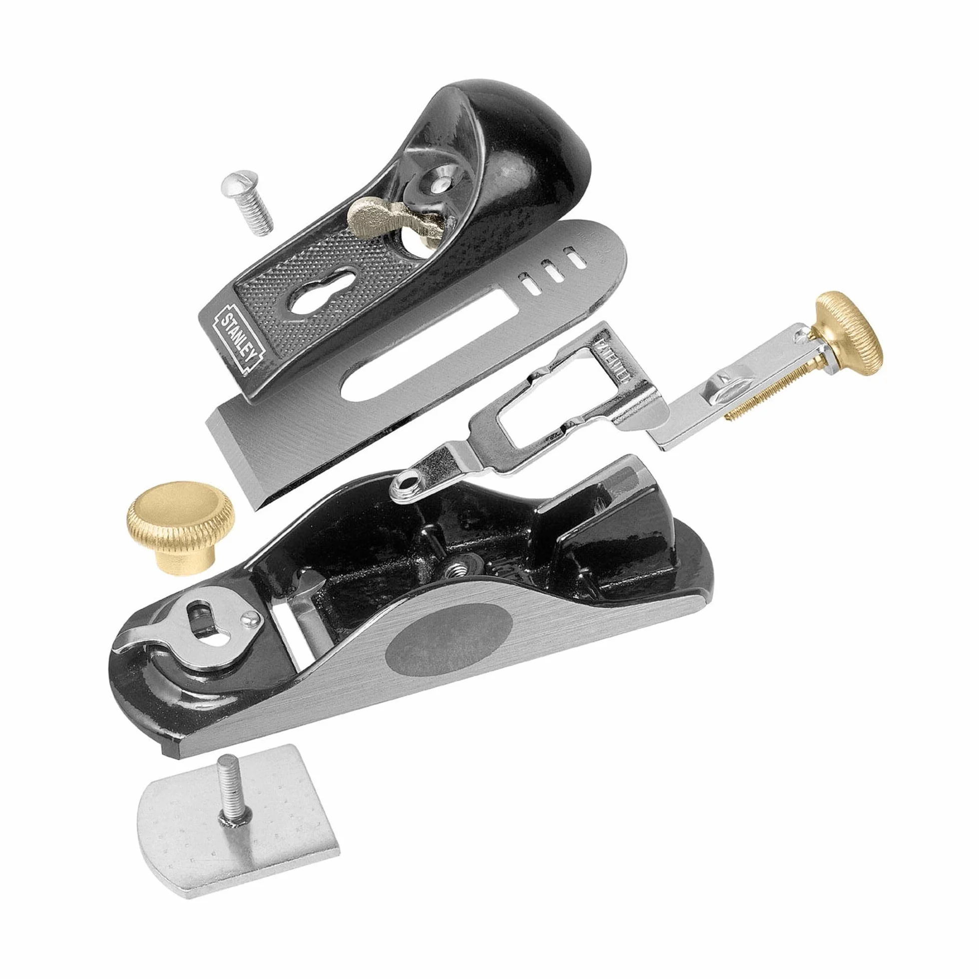 Stanley One Hand Plane No. 9 1/2 (totalmente ajustable, suela y costados rectificados, apertura de mordaza ajustable) 1-12-020
