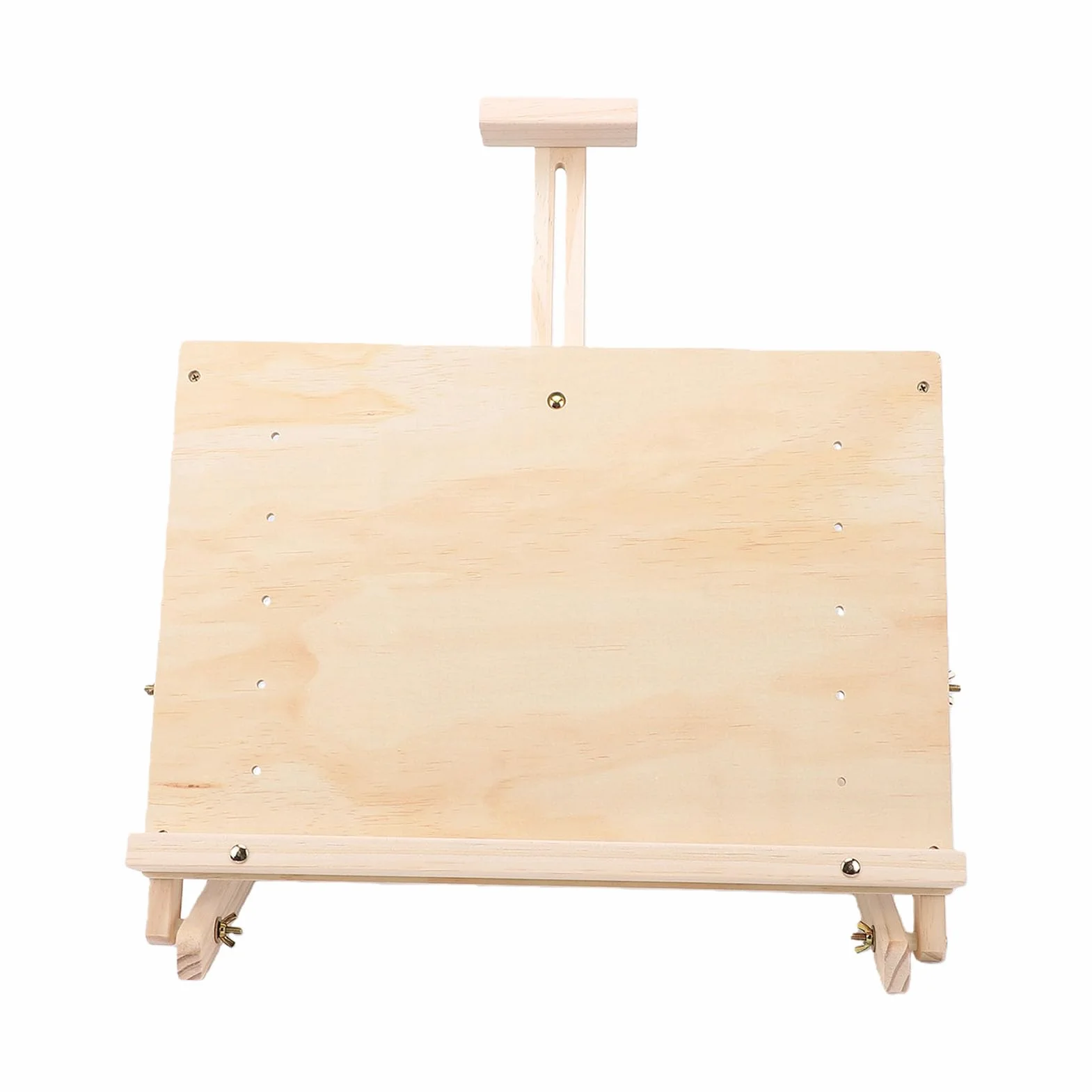 banapoy Caballete de Mesa de Madera para Arte, Caballete de Tablero de Dibujo de Madera de Haya, Ajustes Ajustables, Tablero de Dibujo y de Artista, Mesa de Escritorio para Pintar y Exhibir Obras de