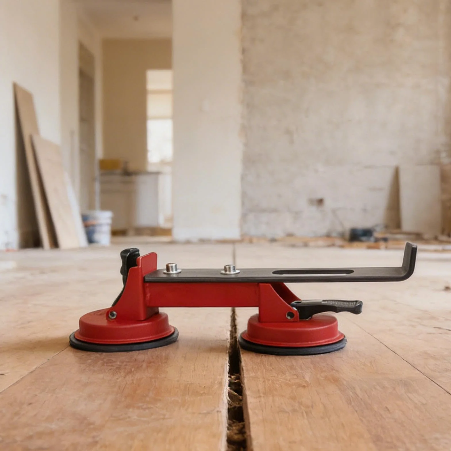 Herramienta Reparadora de Grietas de Suelos Agarrador Multiusos | Reparador de Grietas de Suelo con de Succión para Madera, Azulejos, Salones, Dormitorios, Rodapiés, Baños y Cocinas