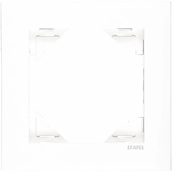 Efapel logus 90 - Marco simple logus blanco