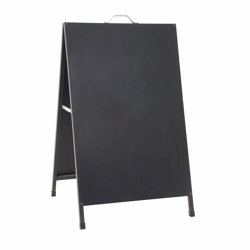 Danieli Store - Pizarra Negra Magnética de Doble Cara 60x90 cm de Exterior - Pizarra Caballete Magnetica - Caballete Magnético y Escribible para Bares y Restaurantes
