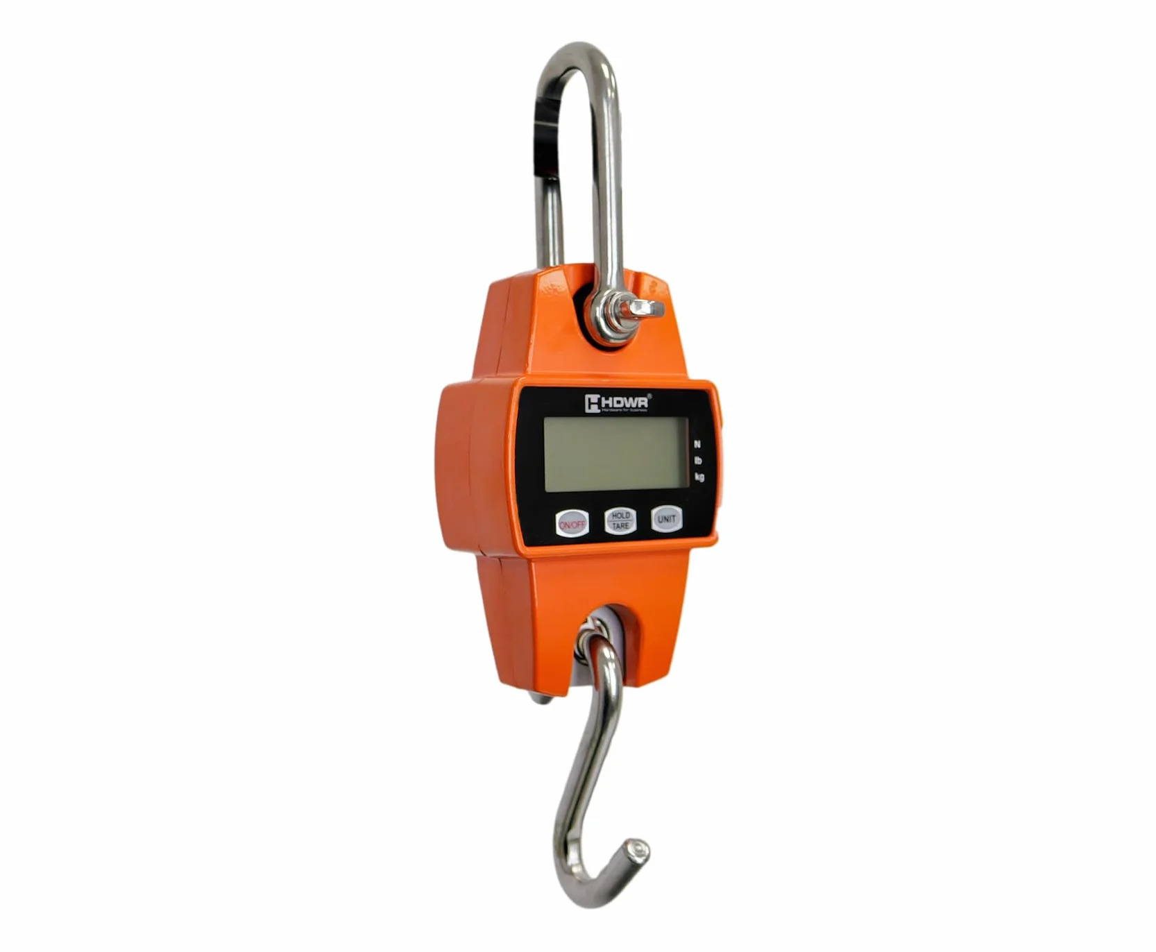 Báscula de Gancho, Gancho 300 kg/660 lb, Precisión +/- 50g, Pantalla Digital, Tara, Báscula Electrónica, Alimentación 3x AA, Tiempo de funcionamiento hasta 150h, HDWR wagPRO-H300