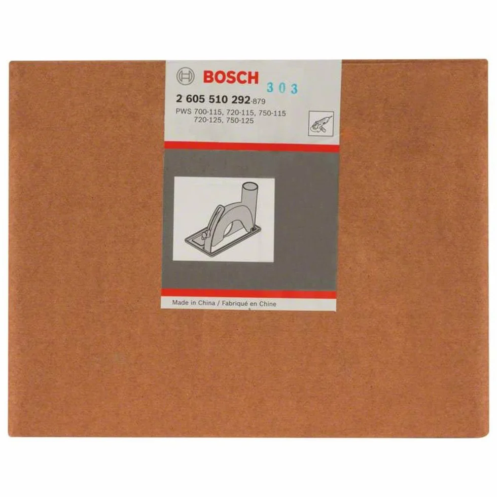 Bosch Professional 1x Carril Guía con Racor de Aspiración para Cortar (Ø 115/125 mm, Accesorios para Amoladoras Angulares)