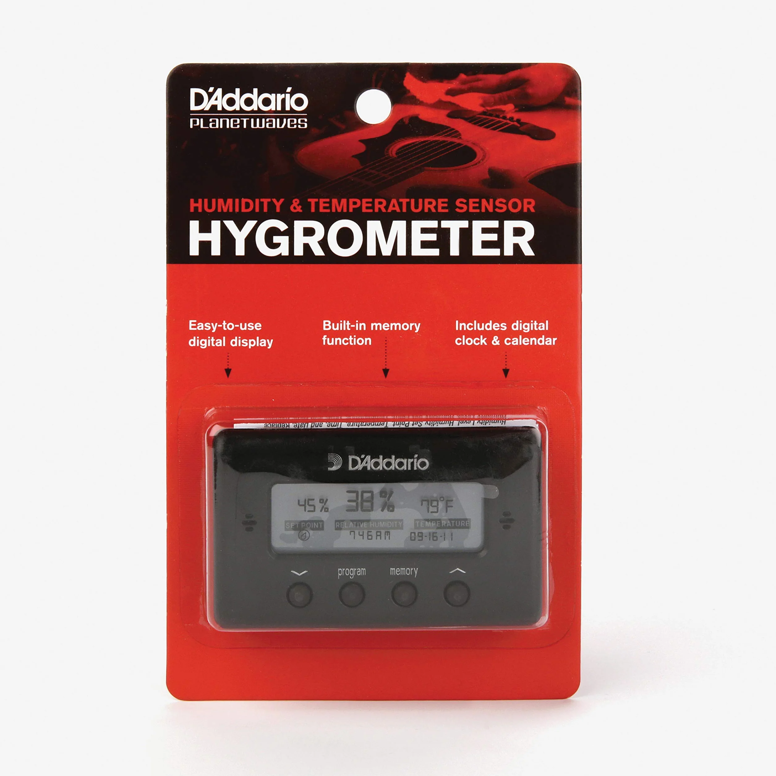 Planet Waves Hygrometer Humidity And Temperature Sensor