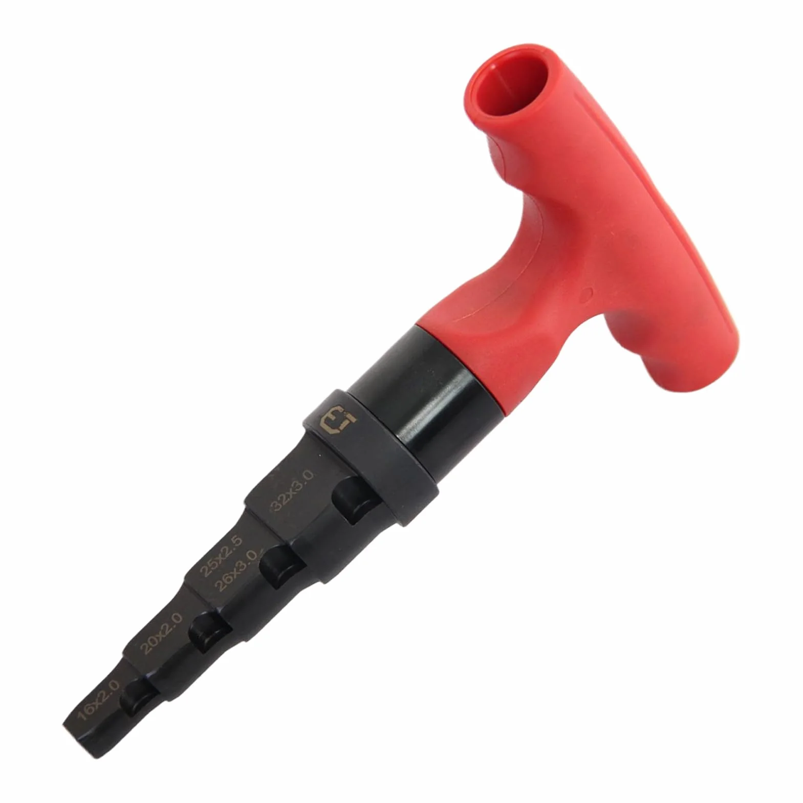 Cortatubos Para instalaciones sanitarias - herramienta de desbarbado, escariador de tubos | Escariador calibrado multicapa 4 en 1 con función de de carraca ajuste de precisión 15-32mm Para instal