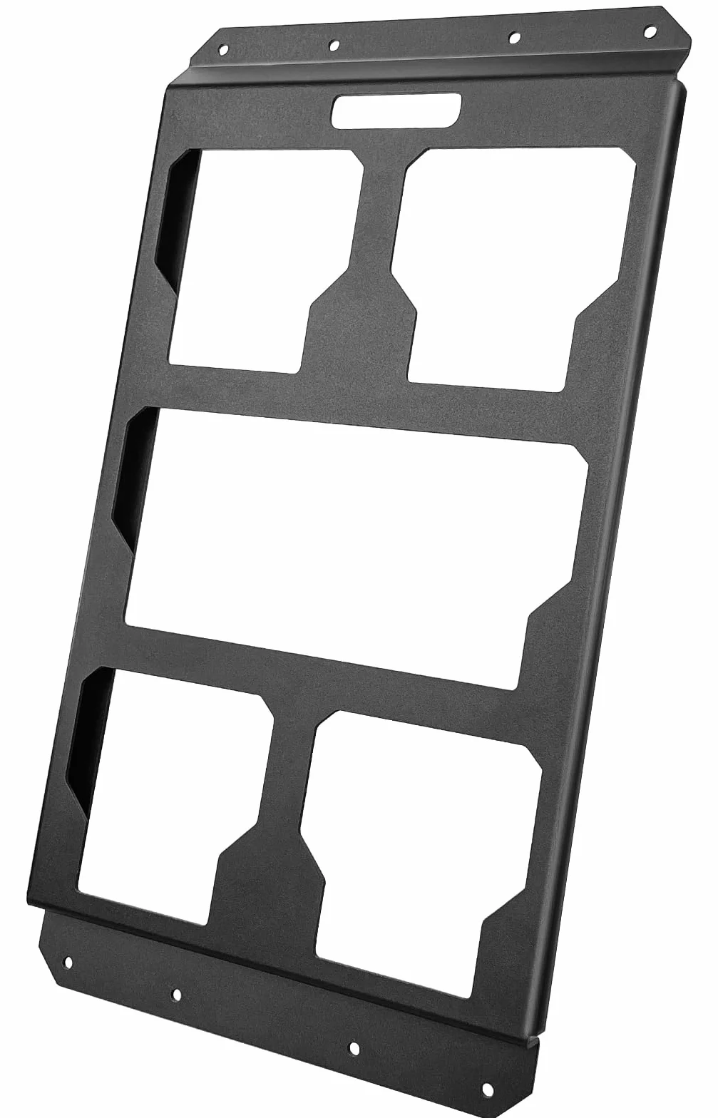 Packout - Placa de montaje compacta compatible con organizador compacto Milwaukee Packout, base de montaje de aluminio, caja de herramientas de almacenamiento en pared o suelo