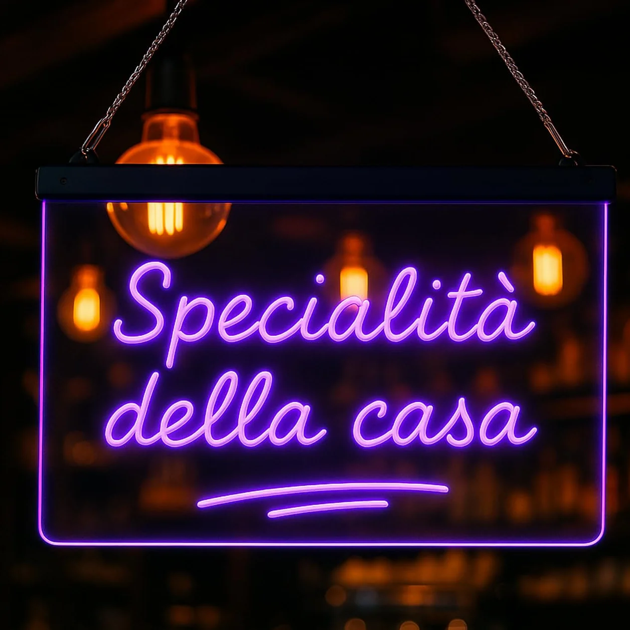 Letrero LED personalizable mesa luminosa luz multicolor para locales bares