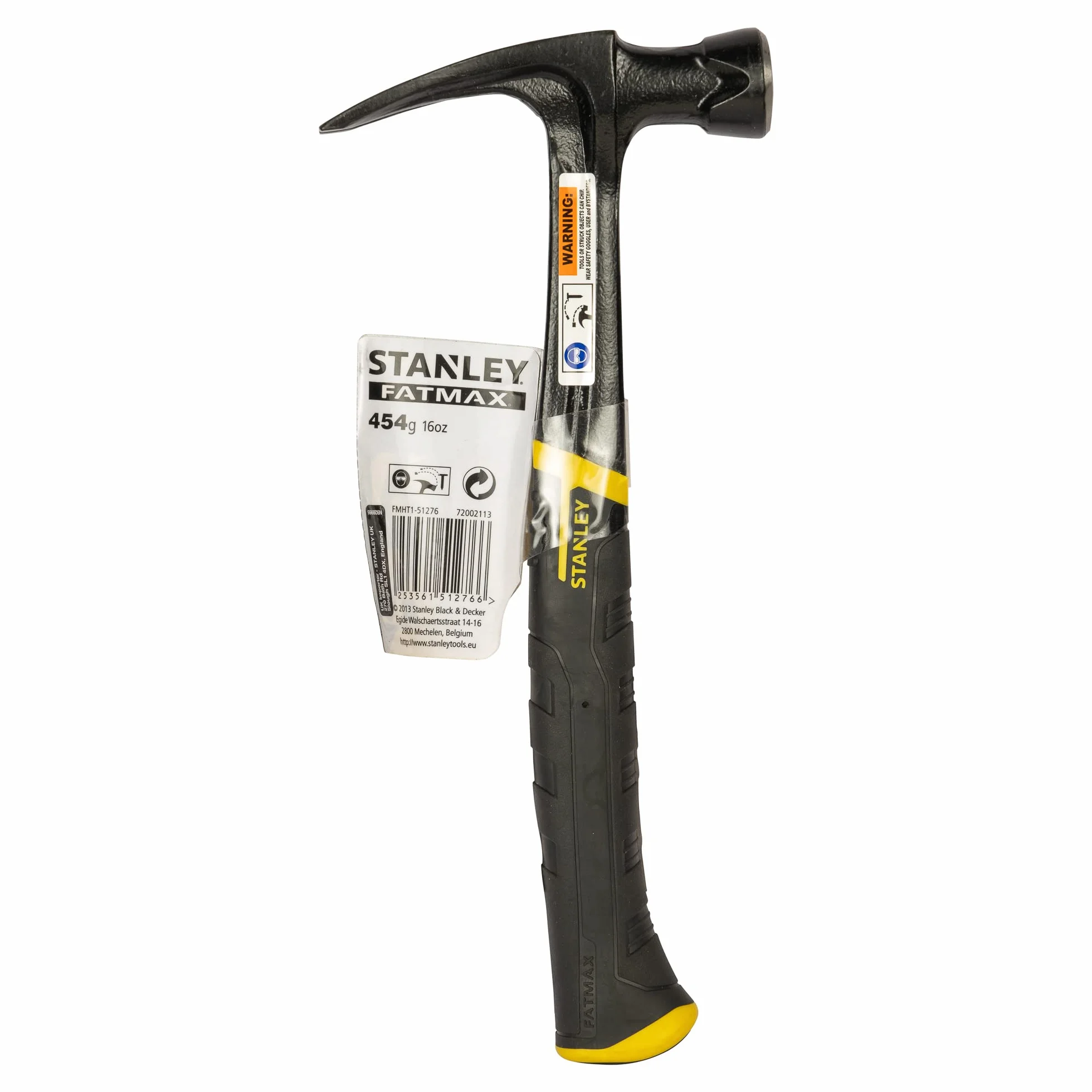 Stanley FMHT1-51276 FatMax Antivibe Next Generation - Martillo de carpintero (454 g, pico plano)