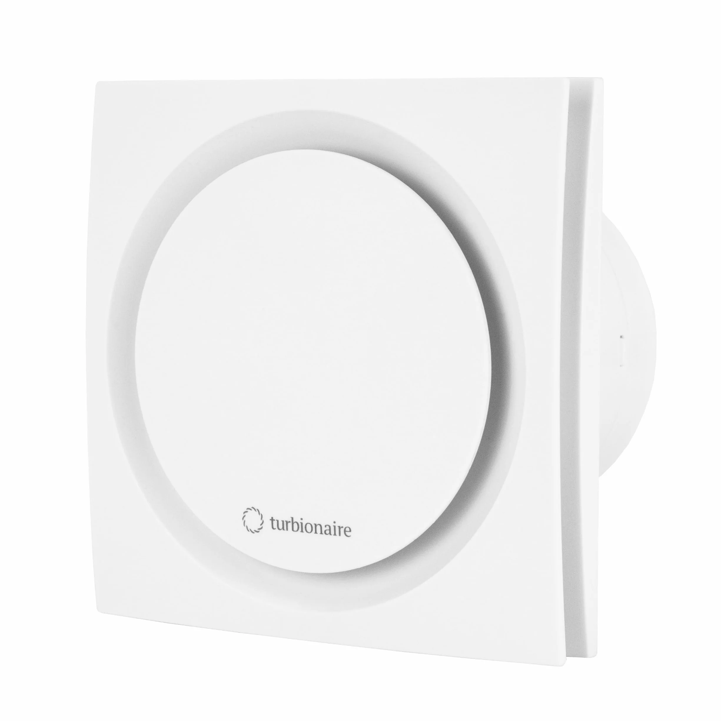 Turbionaire RING 100 SW Extractor de Baño 100 mm Doble aspiración perimetral y frontal Blanco mate IPX4 Silencioso