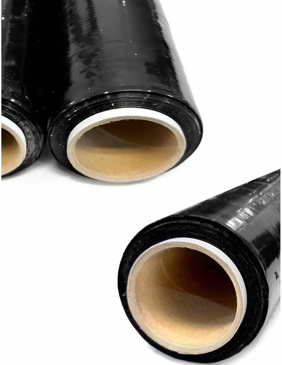JARDIN202 - Film para Embalar Industrial, Manual, Mudanzas y Envios | Retractil | Negro | 50cm x 200 Metros | Pack 6 Rollos
