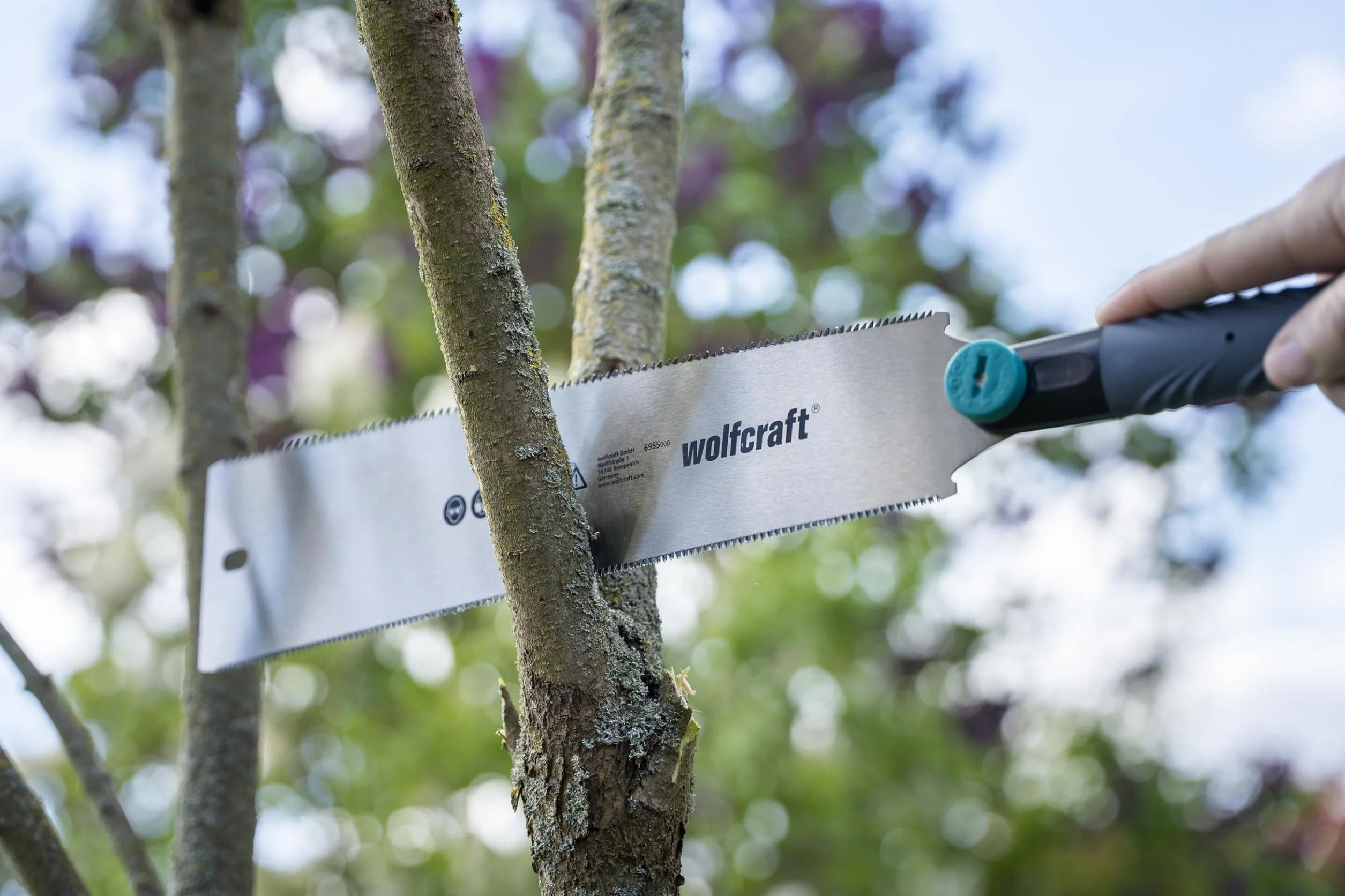 wolfcraft Sierra japonesa, 330 mm I 6955000 I Para cortar madera y plástico con facilidad, ideal para rodapiés, cortes finos en cualquier proyecto de carpintería y en jardinería