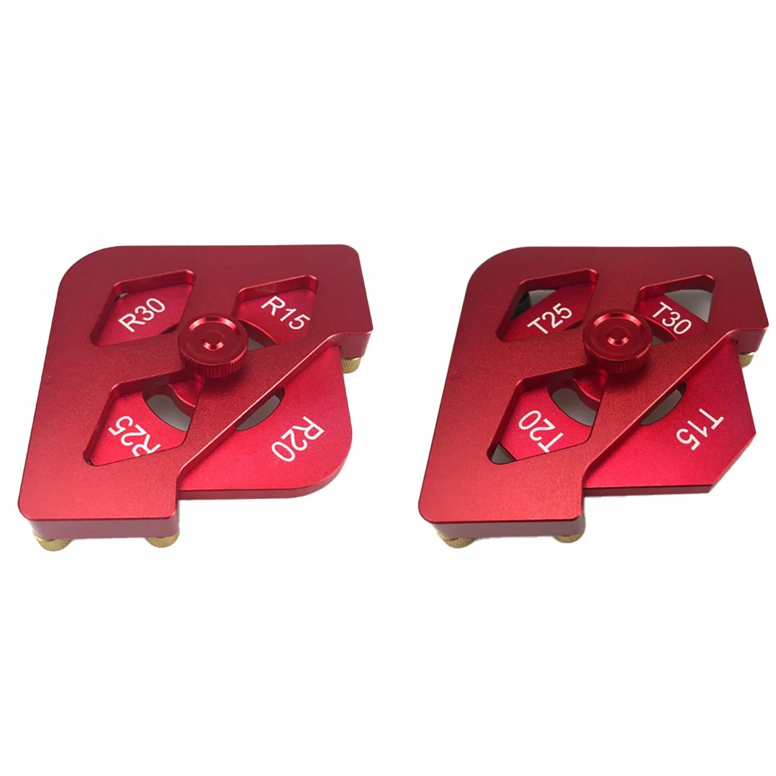 Plantillas de radio de esquina redonda para carpintería, 3 plantillas de esquina curvadas de aleación de aluminio, accesorios de enrutador, esquina redonda para un corte preciso y eficiente