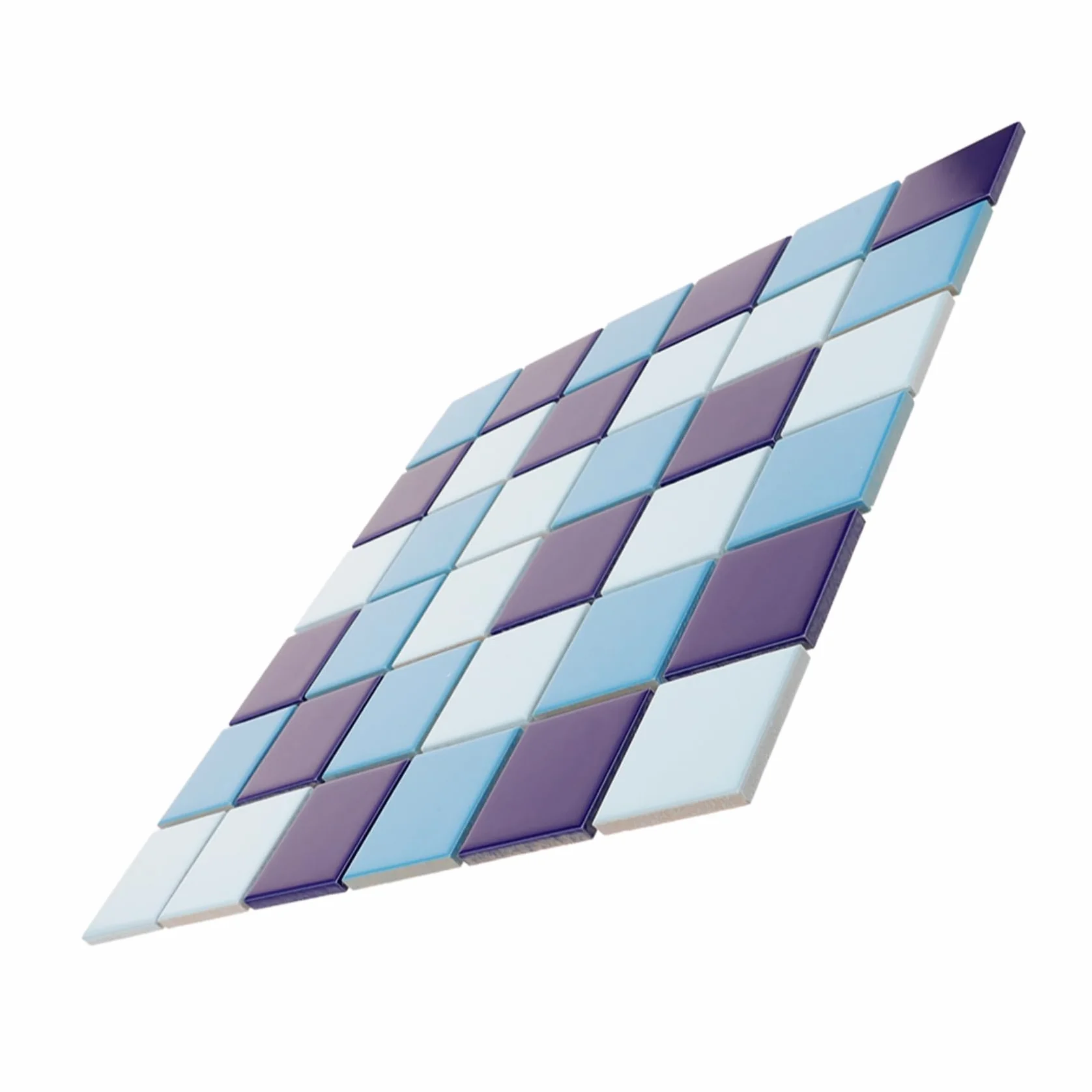 Azulejos Cerámicos Para Piscinas y Baños1 Pieza Placa Azul Esmaltado Brillo Patrón Revestimiento Cerámico Decorativo Para Reparaciones y Manualidades