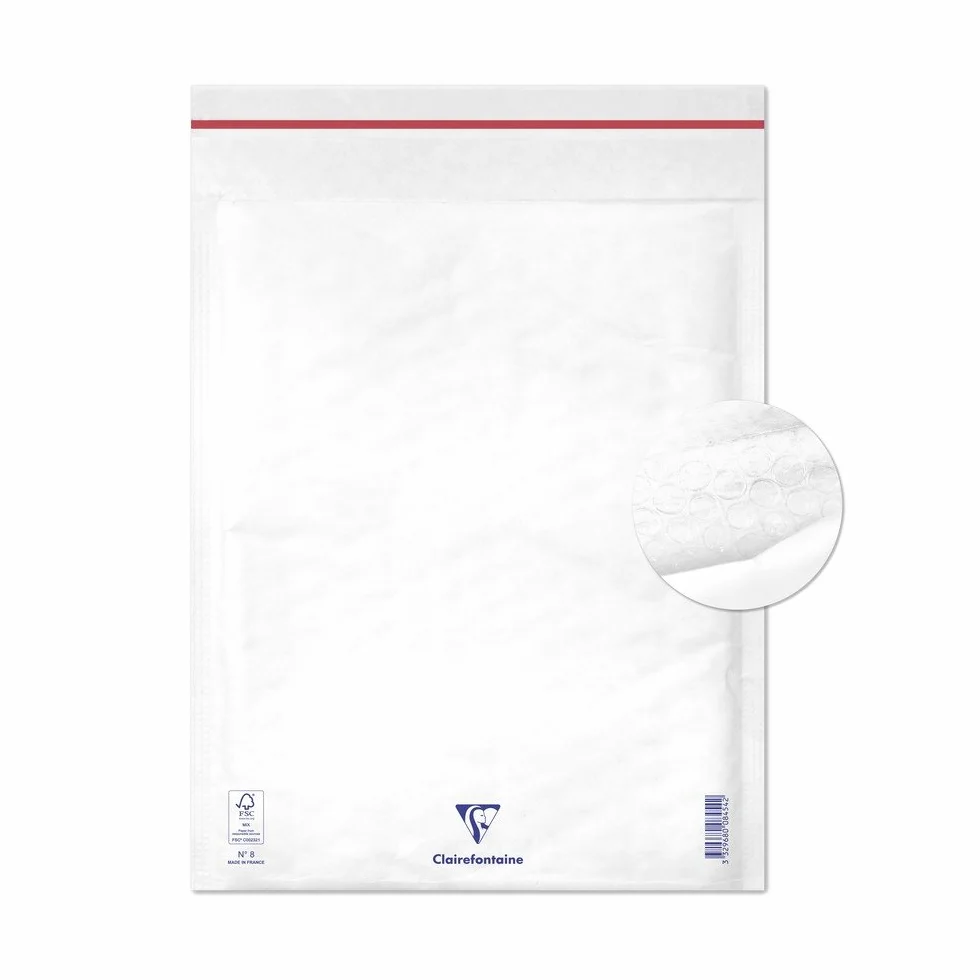 Clairefontaine 7354C Sobres acolchados burbujas 270x360 mm 90 g/m² Paquete 10
