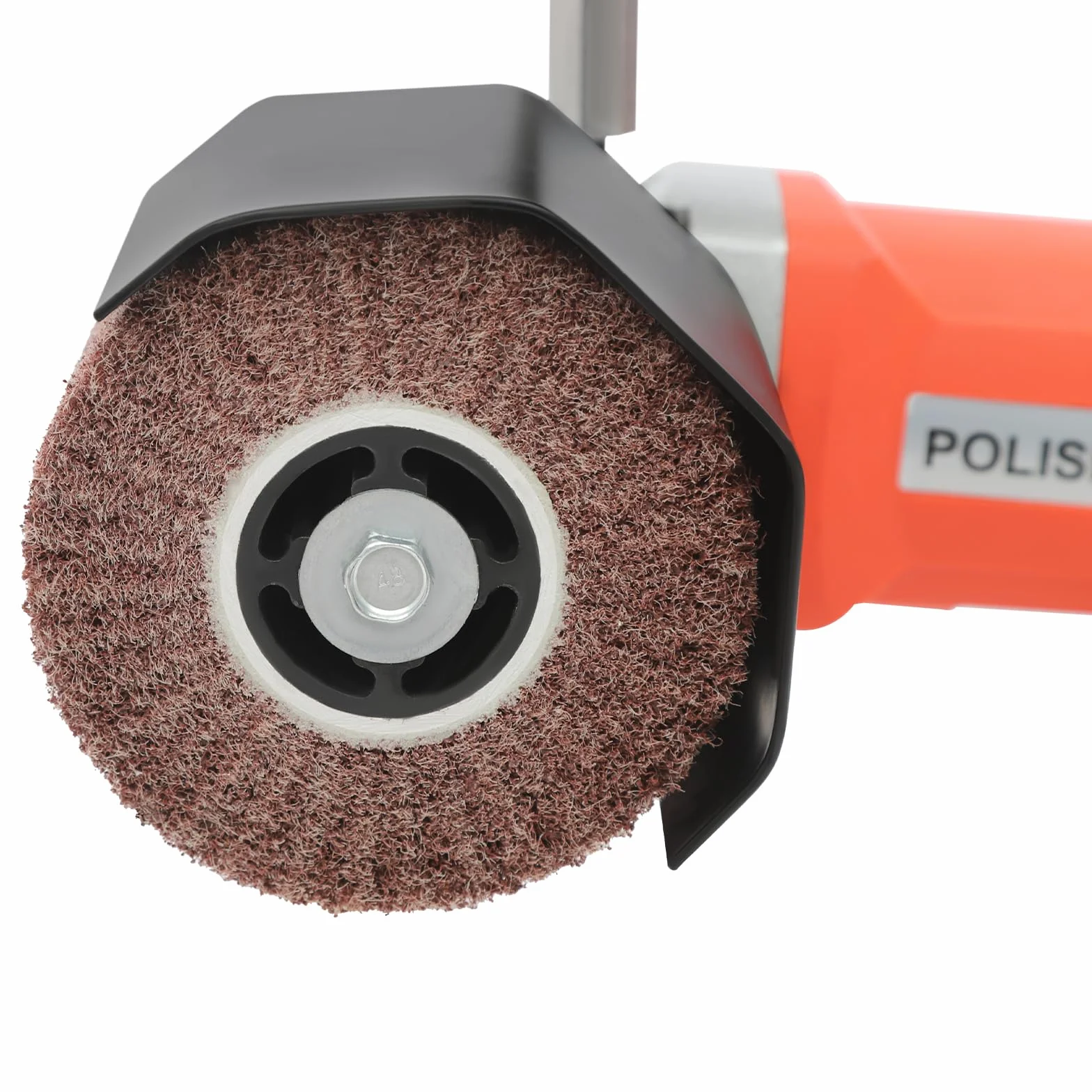 Satinadora, 1400W, pulidora y lijadora de cepillo, 600-3600 RPM, pulidora multifunción para pulir, lijar y estructurar