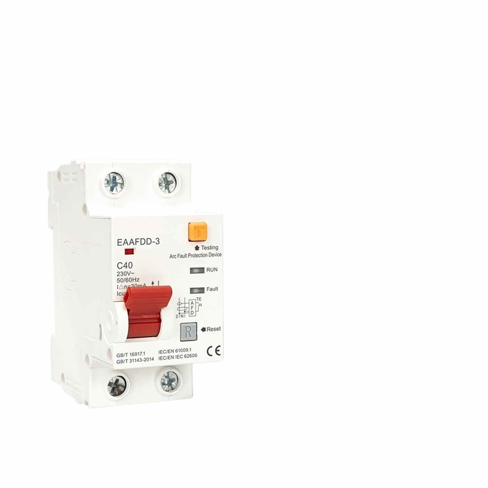 Dispositivo Protector De Fallas De Arco 2P 40A AFDD AFCI, Disyuntor RCBO MCB, Sobrecarga Interrumpida, Protección Contra Cortocircuitos Y Fugas A Tierra