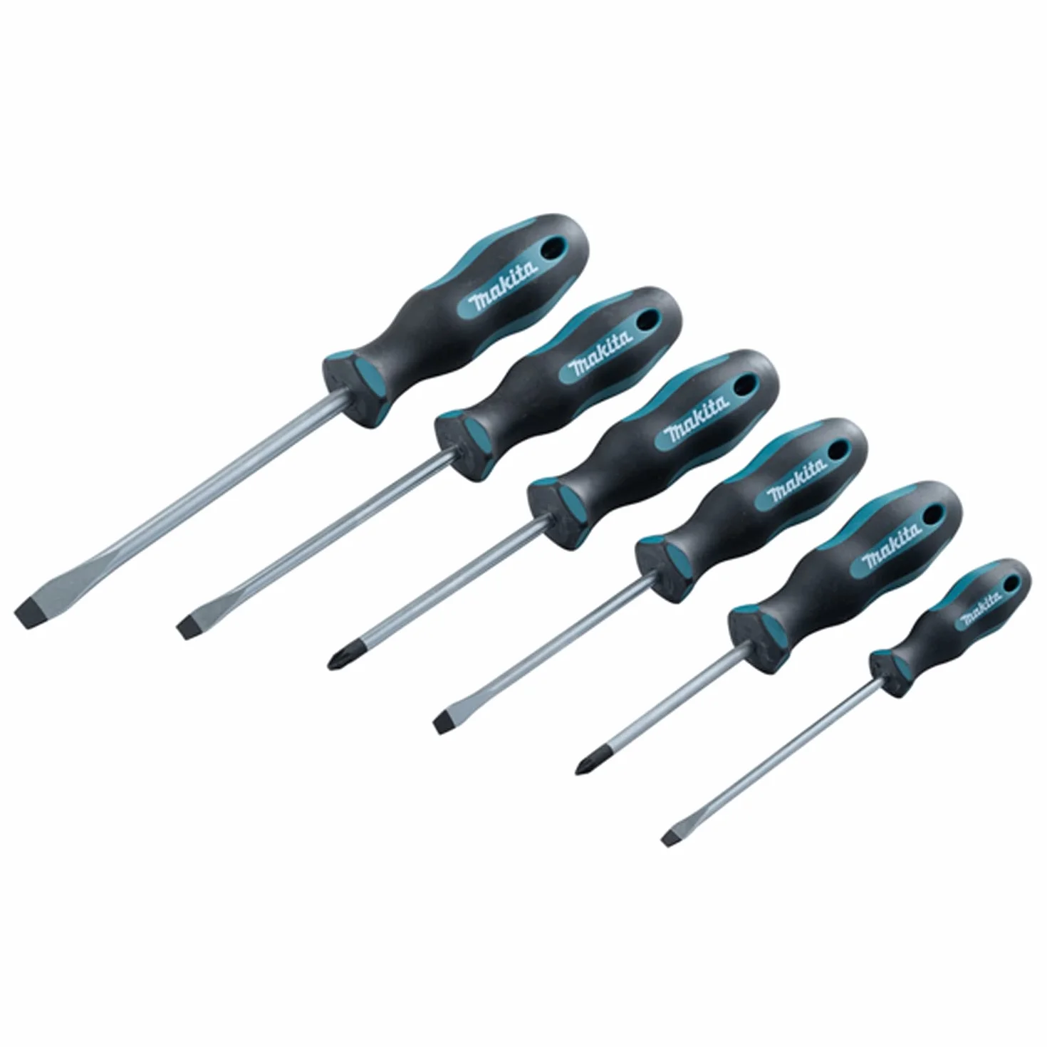 Makita E-10512 - Juego de destornilladores de 6 piezas