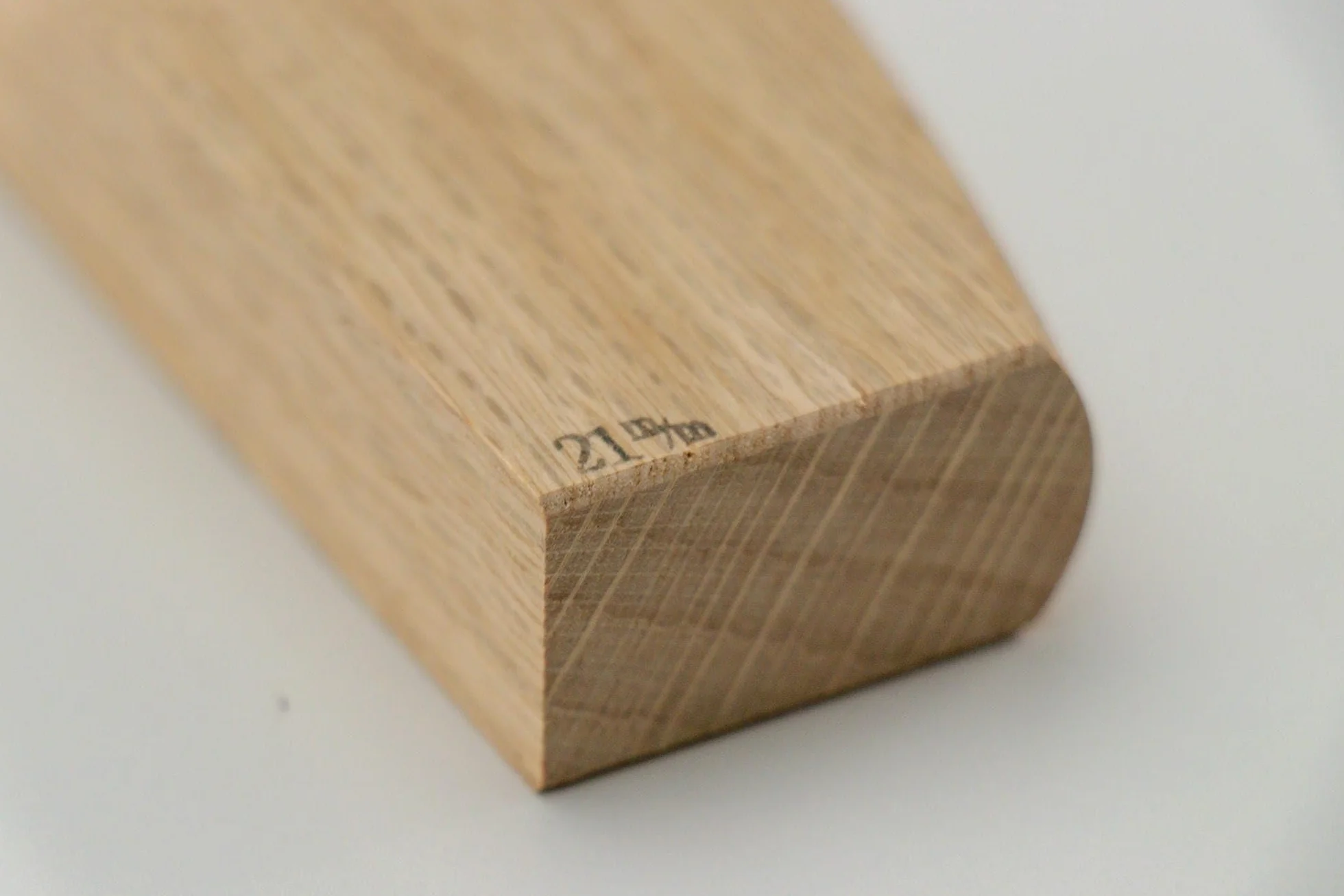 Cepillo manual japonés Wazakura, acero al carbono, cepillo de bloque manual de 18 cm, acabado en madera natural, herramienta para trabajar la madera (21mm)