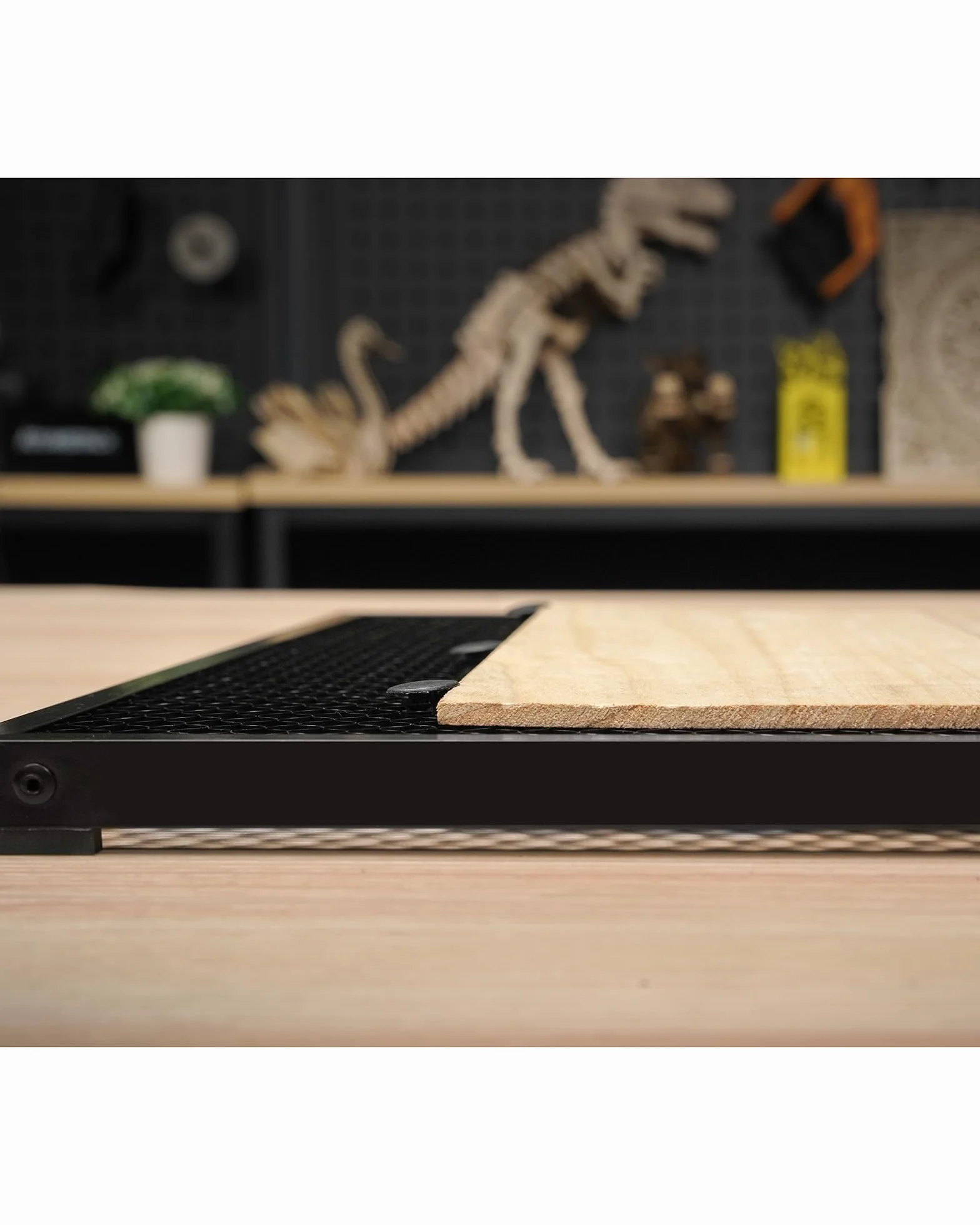 ATOMSTACK F2N Mesa de Panal Abej Cama Láser Panal 350 * 350 mm Para Grabado Láser Con Bandeja Metálica Compatible Con Mayoría de Máquinas de Grabado Cama de Corte Para Una Rápida Disipación Del Calor