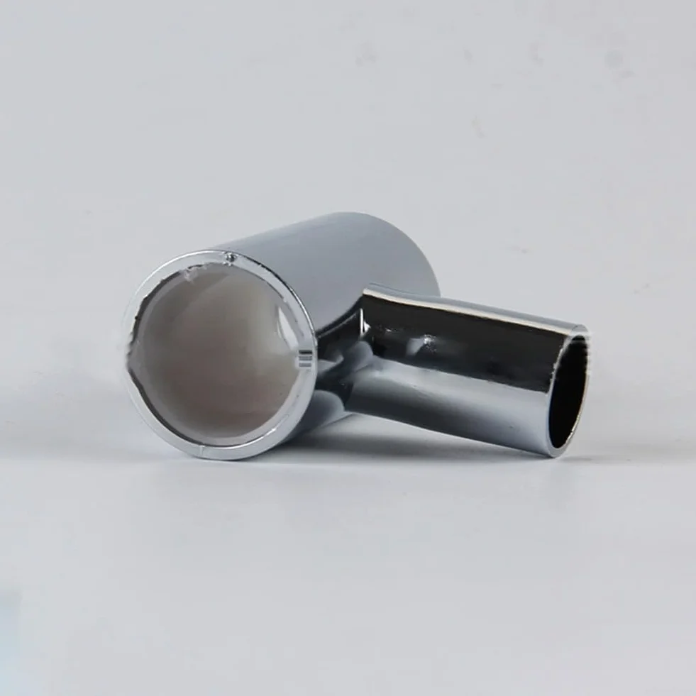 Soporte de Pared para Barra de Ducha de 25 mm, Resistente y Duradero en ABS, Fácil Instalación, Accesorio de Baño en Color Plateado