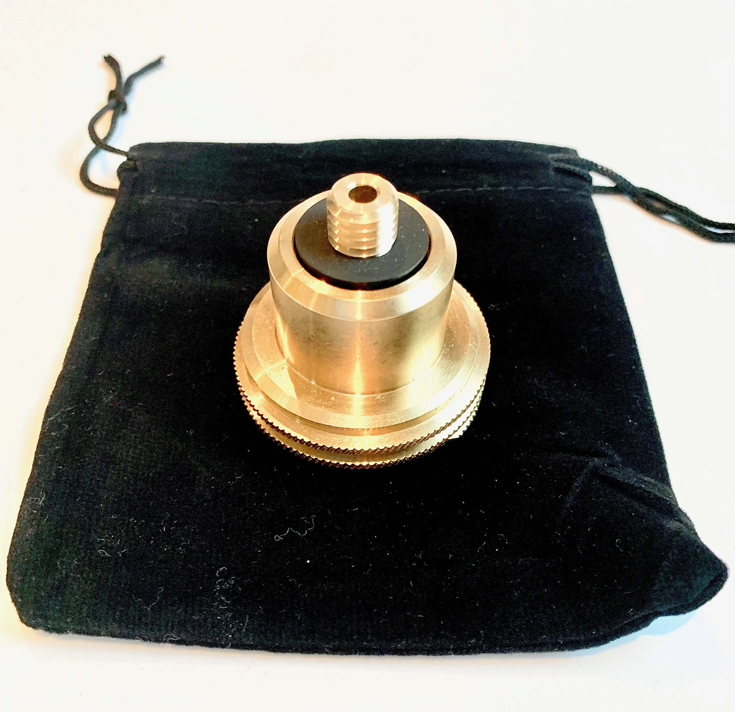 Acme LPG Reservorio adaptador M10, 10 mm, 42 mm de largo con bolsa de tela