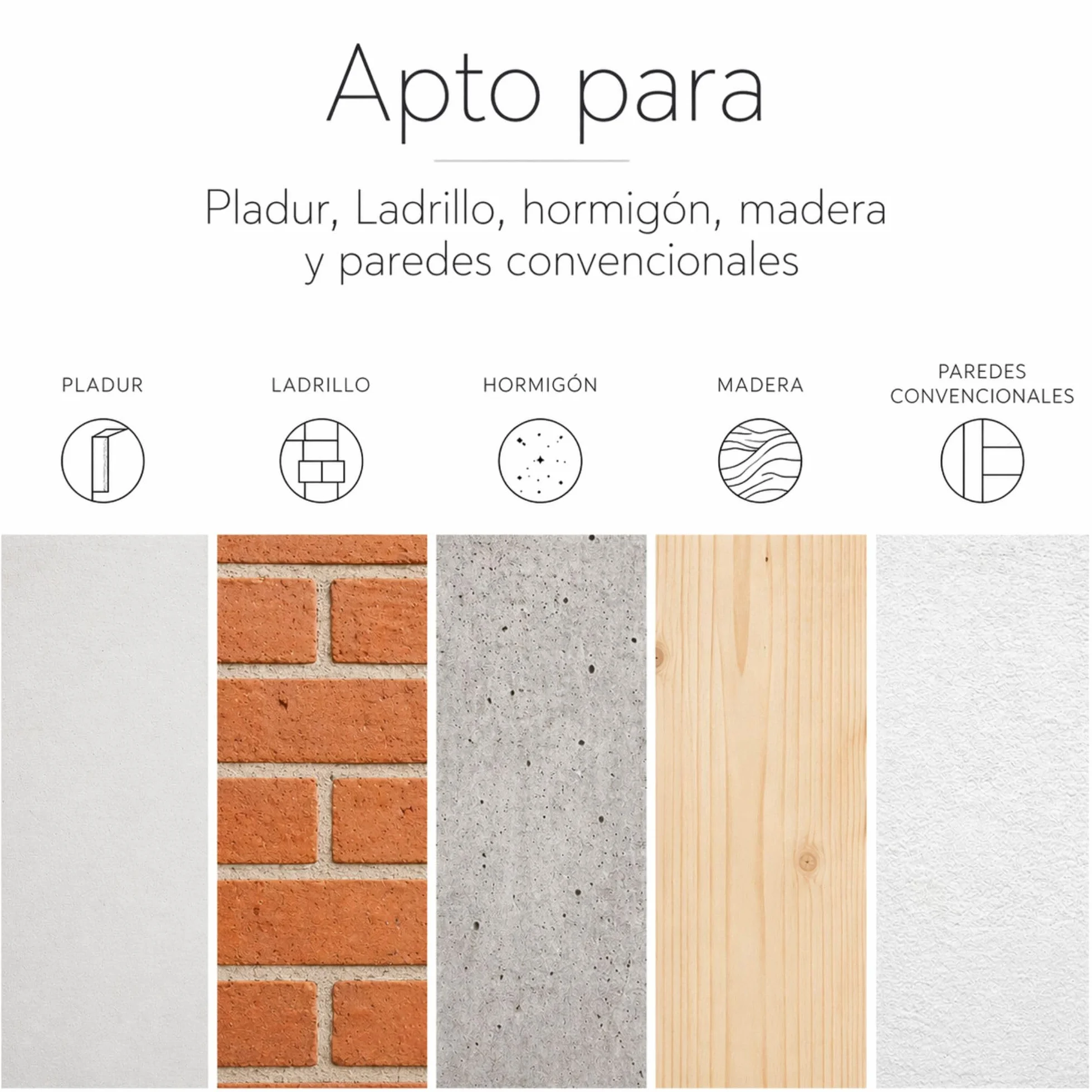 Pack Basic RM de 150cm Guías de Aluminio para Colgar Cuadros (Plata Mate) con 4 colgadores Nylon