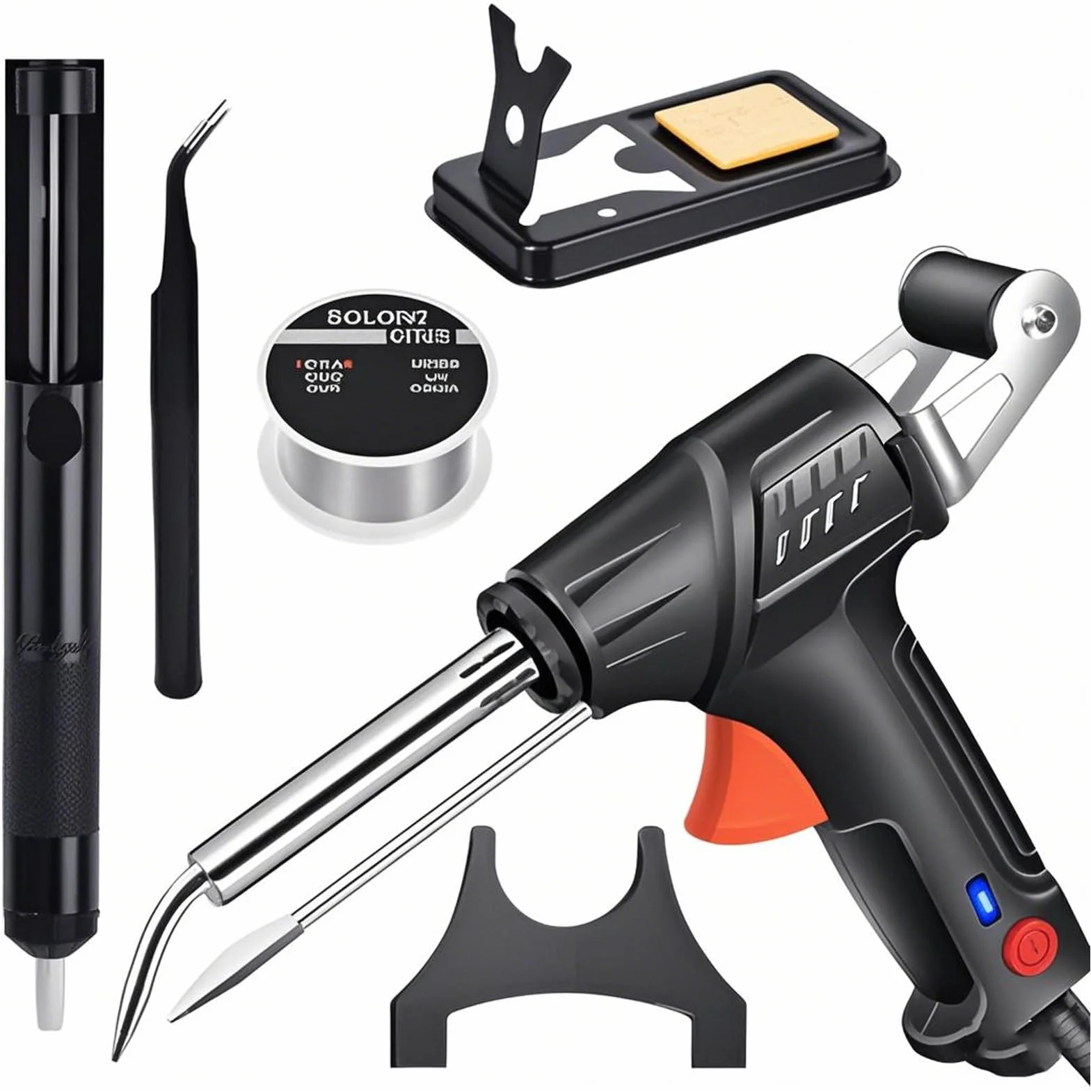 Soldadora Láser Portátil De Calentamiento Rápido, 3 En 1: Eliminación De Óxido, Corte Y Soldadura. Herramientas De Soldadura Láser Industriales con Calentamiento Interno For Metal.(Black)
