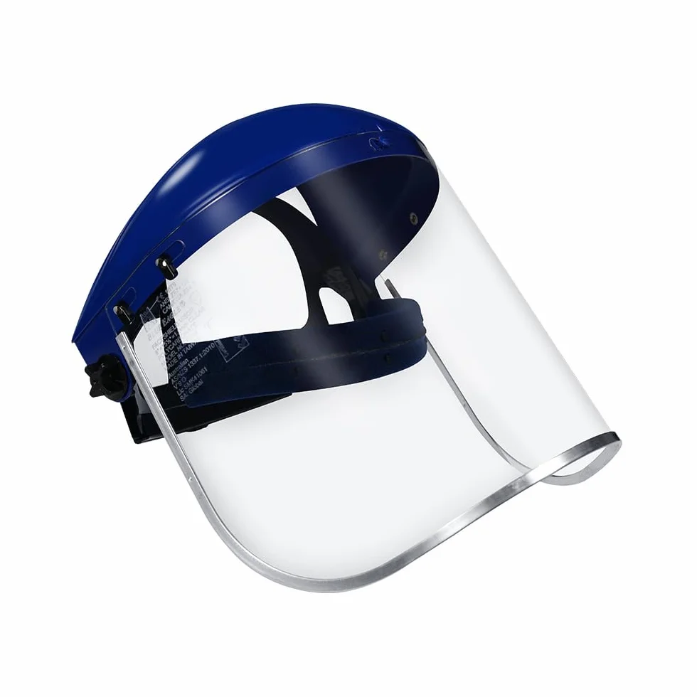 AONELAS Blue Eagle Blue Eagle - Visera facial de seguridad para cara completa a los impactos (B1BL+FC48) | Claro | Visor de policarbonato extrusión de grado extrusivo | 1 juego + visor de repuesto