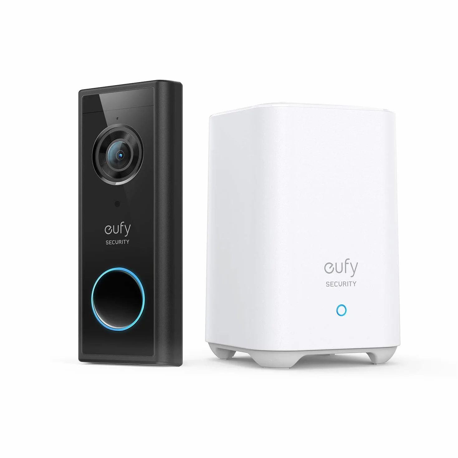 eufy Security Timbre con vídeo inalámbrico 2K HD Alimentado por batería con detección de Personas IA