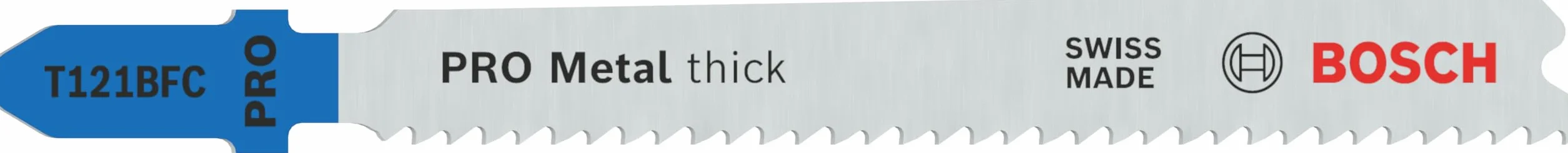 Bosch 25 hojas de sierra de calar PRO Metal thick T121BFC (para chapas de acero, chapa de acero, longitud 92 mm, sierra de calar profesional)