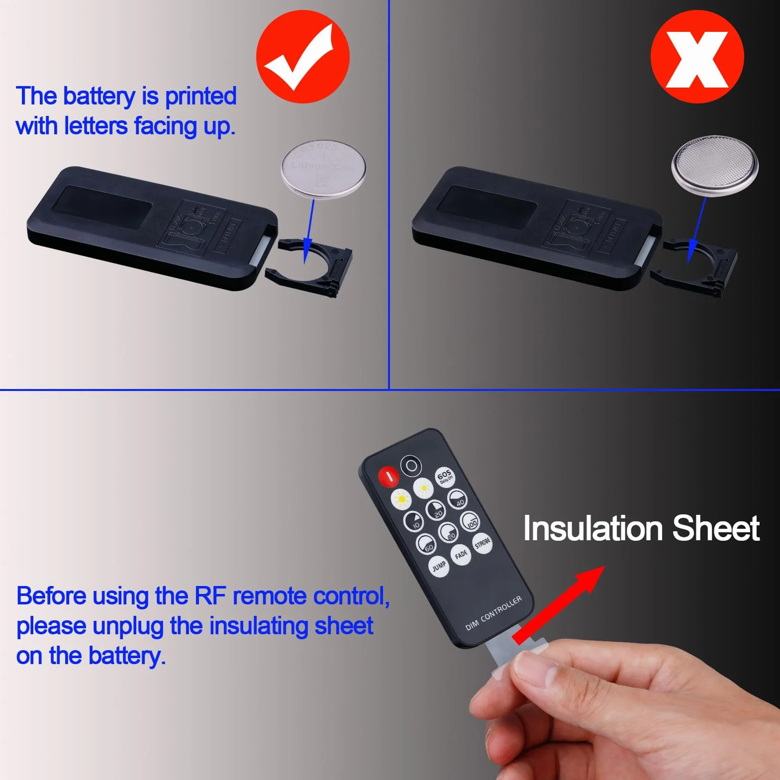 GOMING DC 5V 12V 24V 30A RF LED Dimmer PWM Controlador de Atenuación Control Inalámbrico o a Través de la Perilla para Ajustar el Brillo Adecuado para Tiras de luces LED