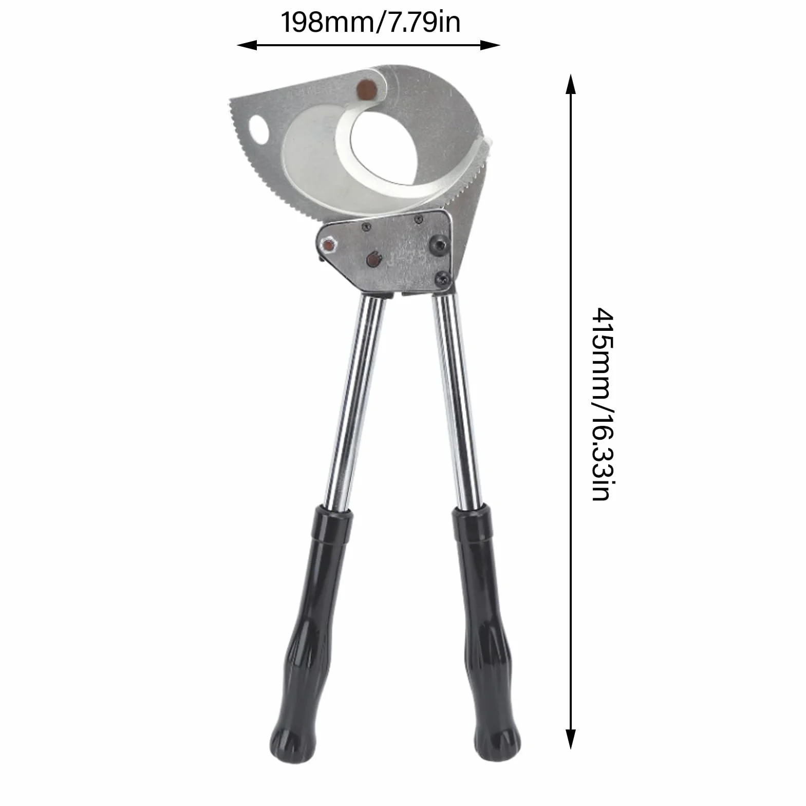 Cortador de Cables con Trinquete, 750 MCM, 400 Mm2, Acero con Alto Contenido de Carbono, No para Acero
