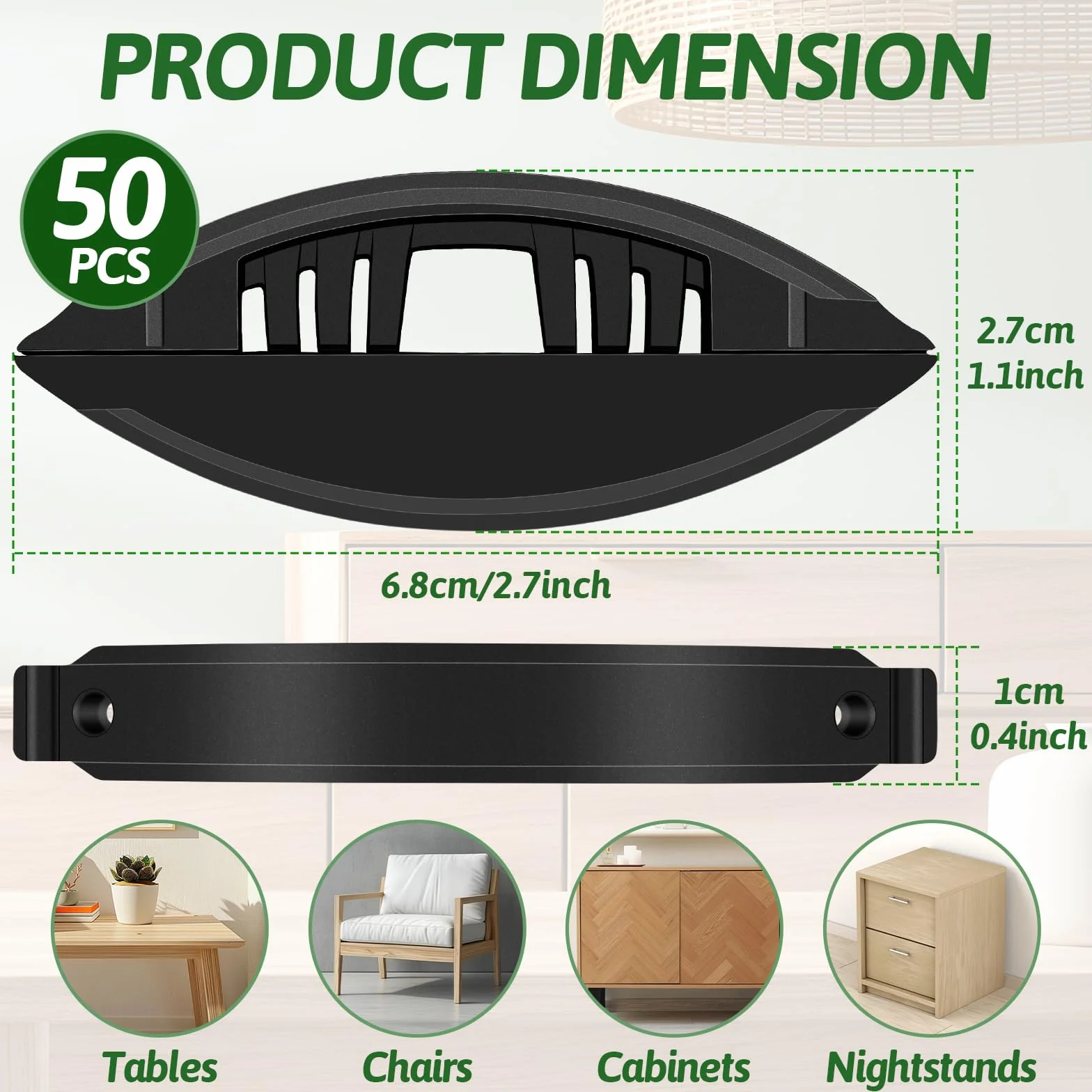 50 conectores de galletas, conector rápido de nailon, galletas autoajustables para carpintería, compuesto de carpintería, fijo, marco de muebles, herramientas de carpintería para carpinteros y