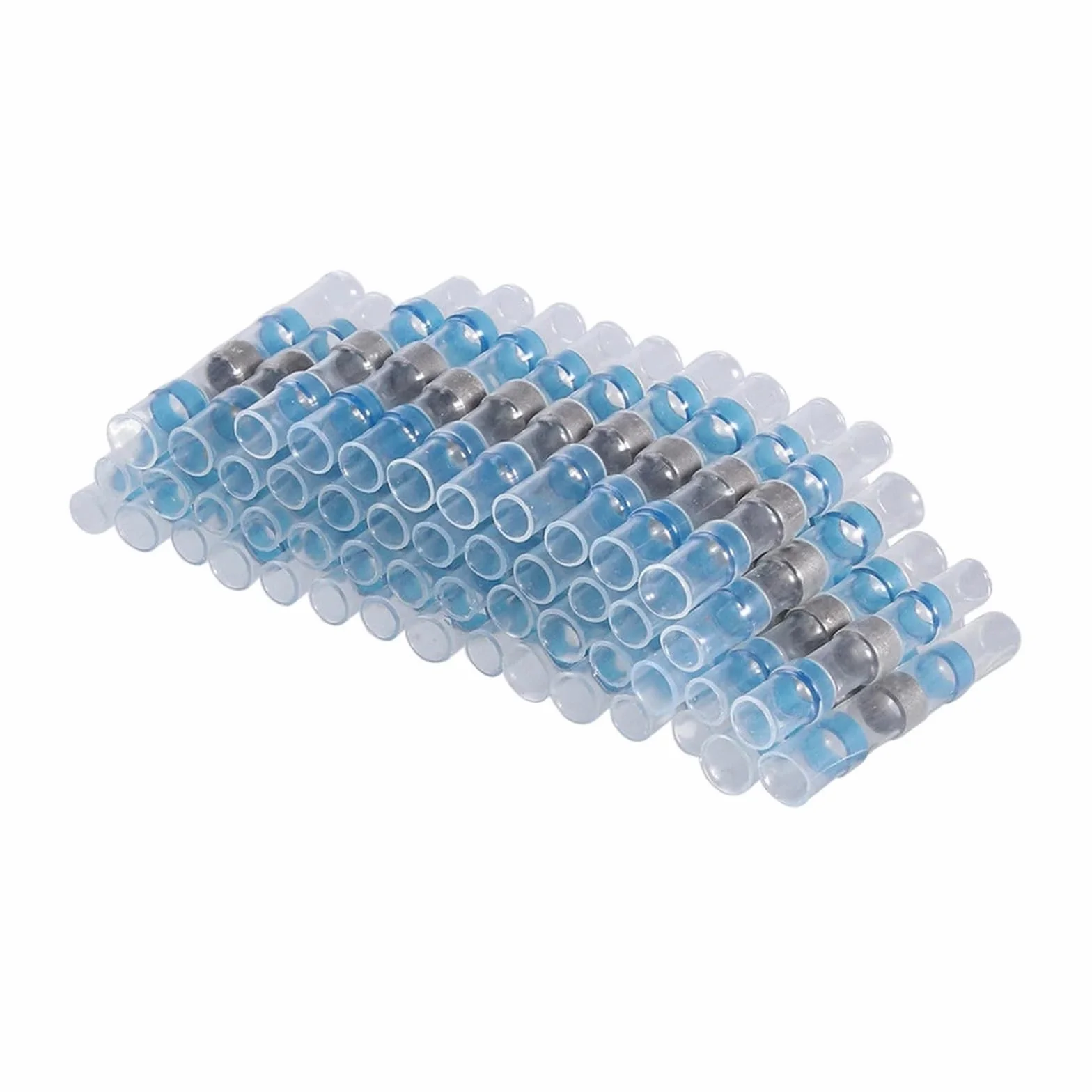 Kit de 300 conectores de cable eléctrico termorretráctiles con aislamiento surtido, terminales de empalme con manguito de soldadura, AWG10-26