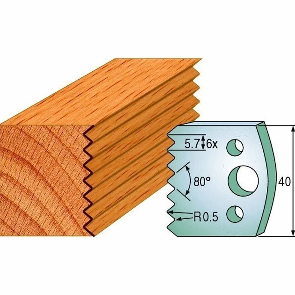 CMT ORANGE TOOLS 691.077 - PAR DE CONTRACUCHILLAS 40x4mm