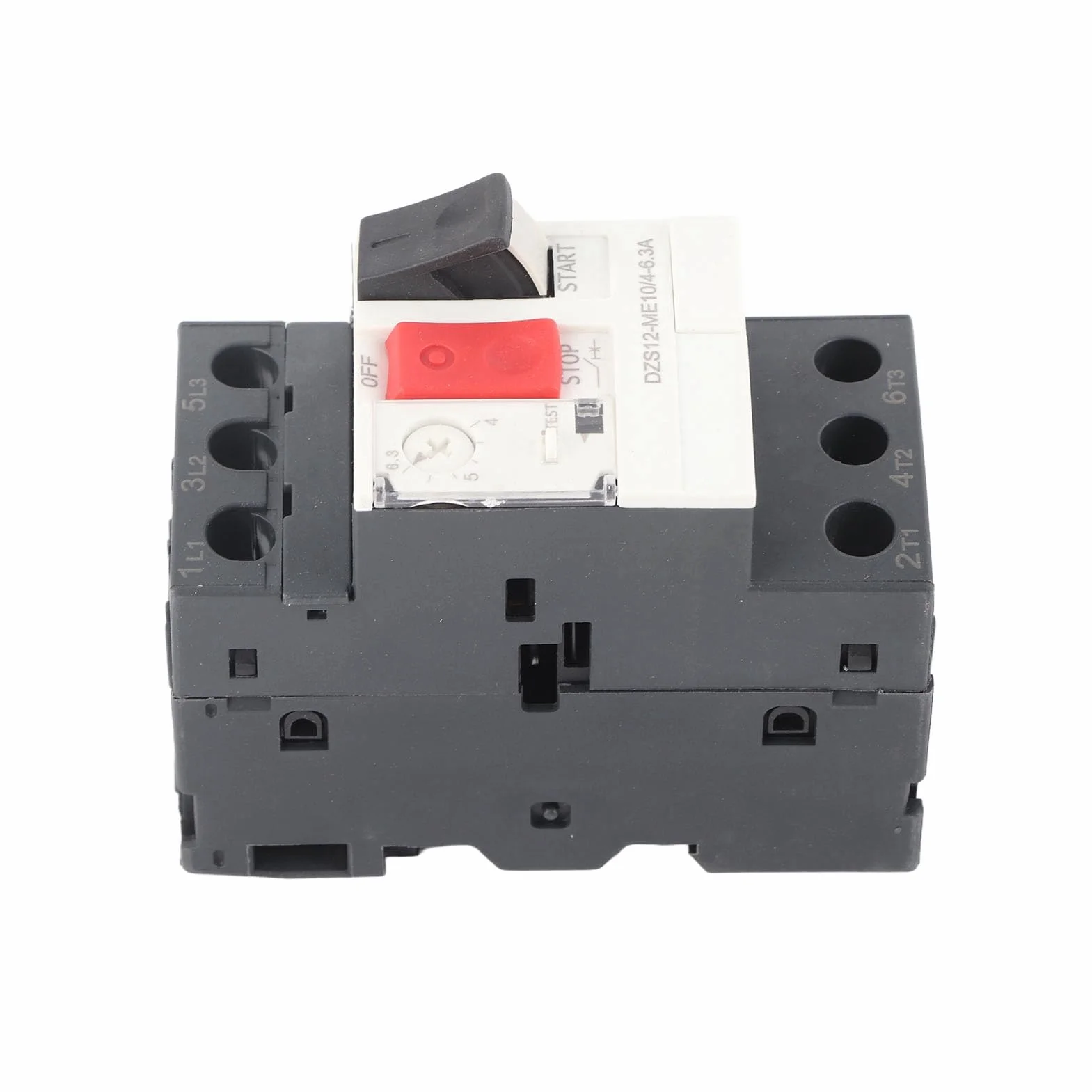 Disyuntor de Motor de Montaje en Riel Guía de 35 Mm Protección contra Cortocircuito de Sobrecarga para Varias Aplicaciones de Motor (GV2-ME10C 4-6.3A)