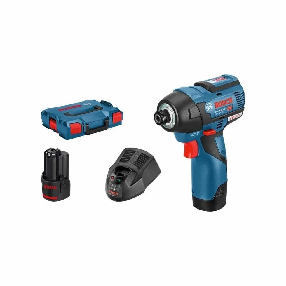 Bosch 0 601 9E0 005 atornilladora de impacto con batería Negro, Azul 3100 RPM - Impact wrenches (Batería, 2,5 Ah, Ión de litio, 12 V, 54 mm, 139 mm)