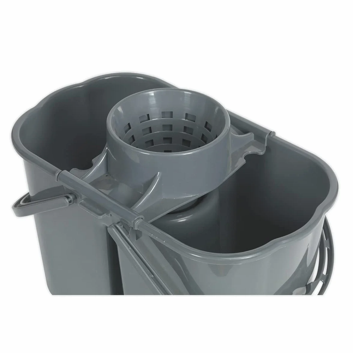 Sealey BM07 15 litros cubo de fregar con 2 compartimento