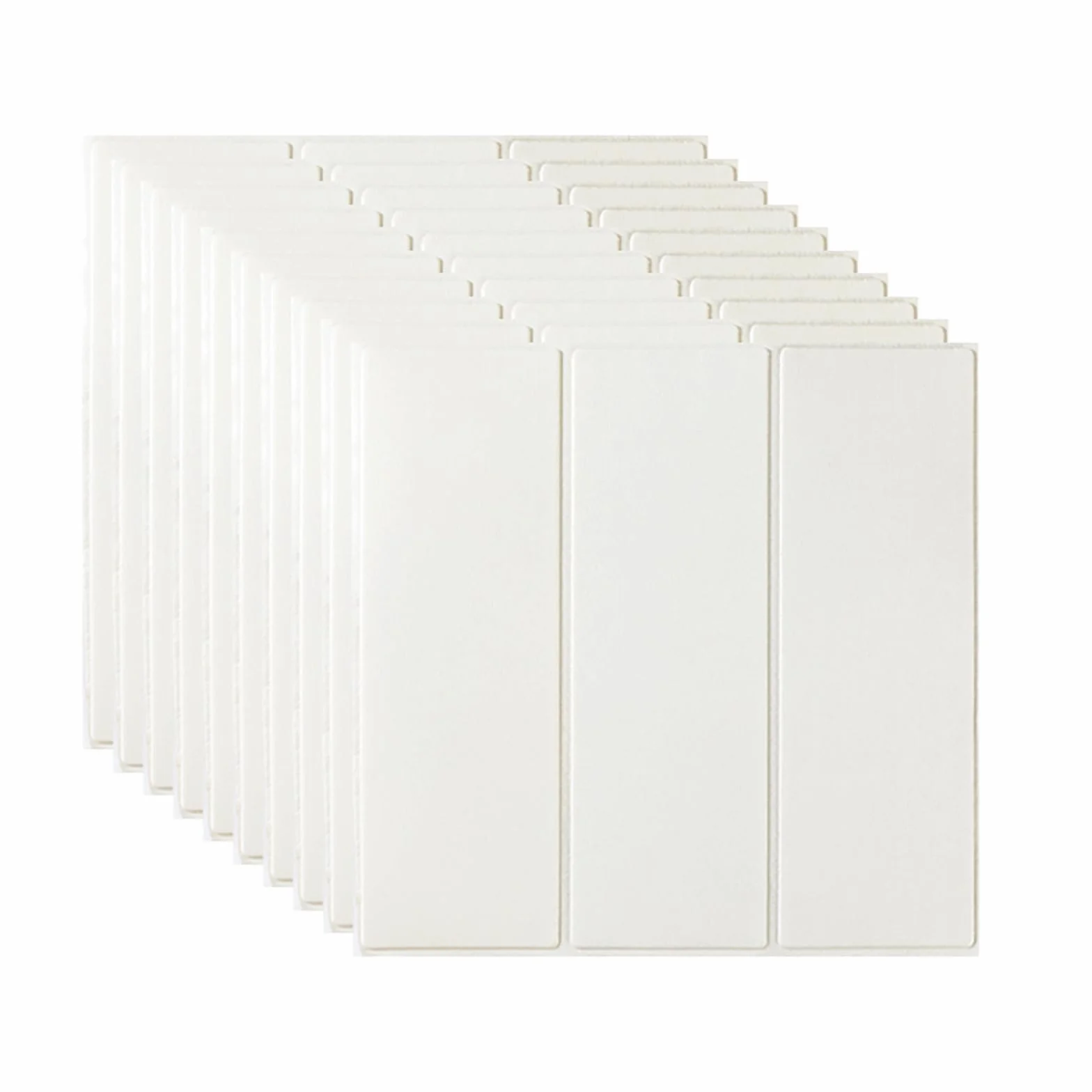 40 Paneles de Pared 3D Blancos autoadhesivos con diseño de Madera, Impermeables, con Adhesivo de Espuma Suave y veta Original, Ideales para Revestimiento de techos, 35 x 35 cm.