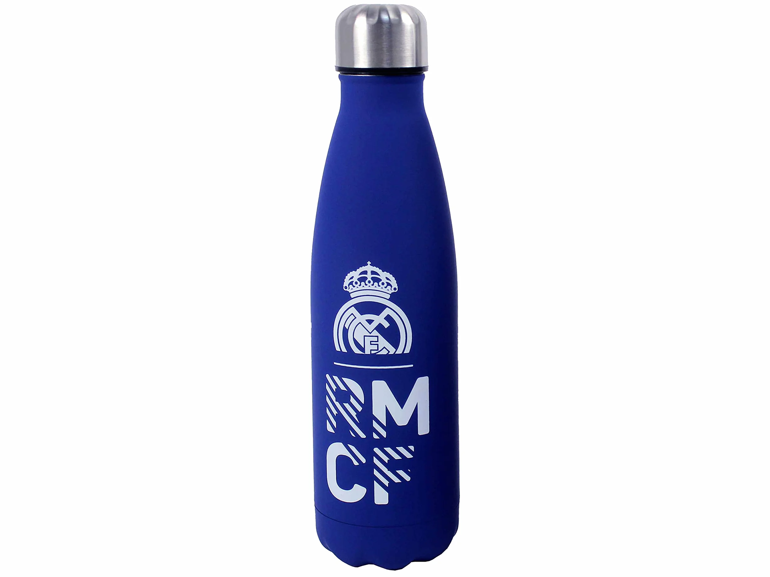 REAL MADRID CF Botella Cantimplora Acero Doble Pared 550 ml Azul Oficial