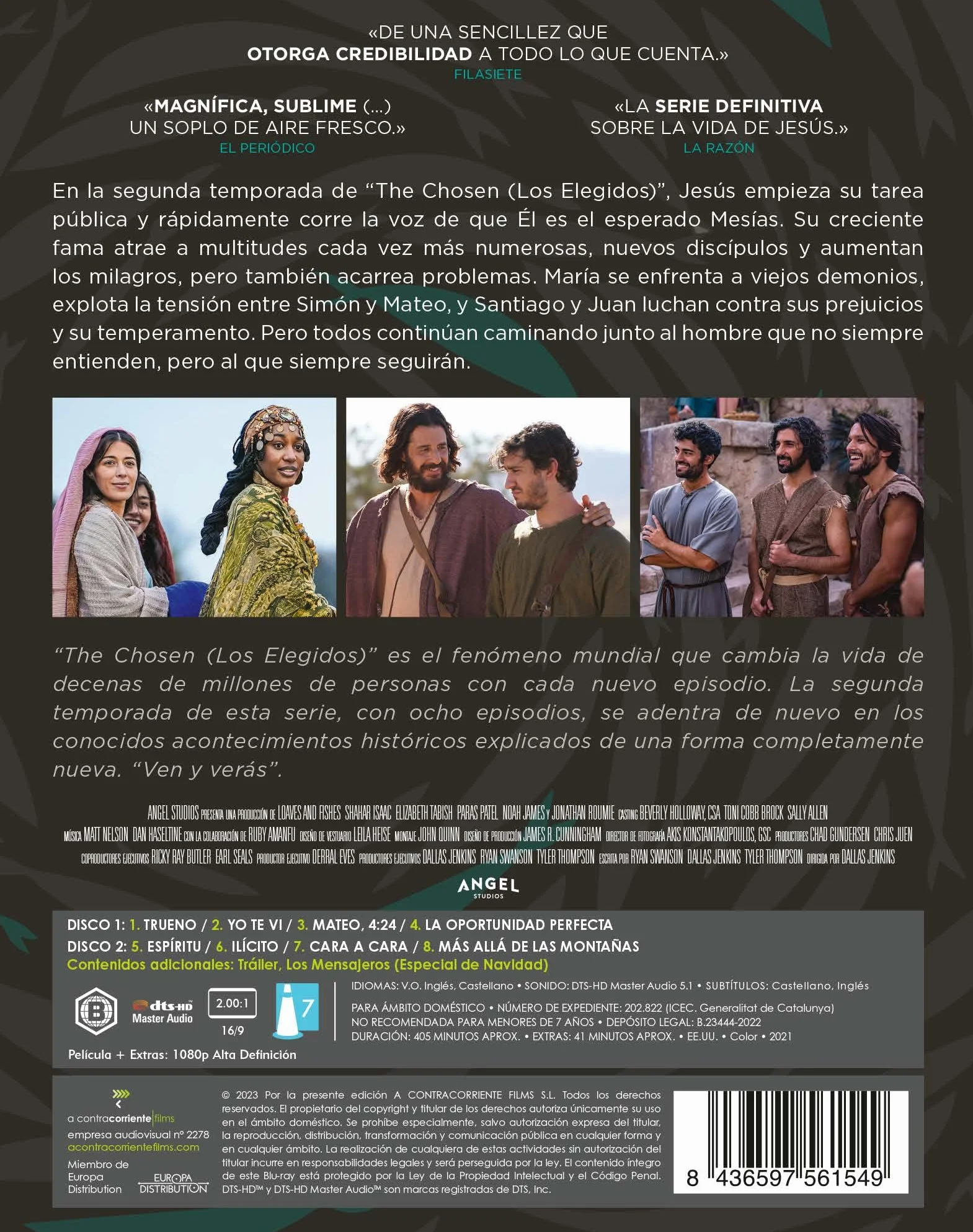 The Chosen (Los elegidos). Temporada 2 [Blu-ray]