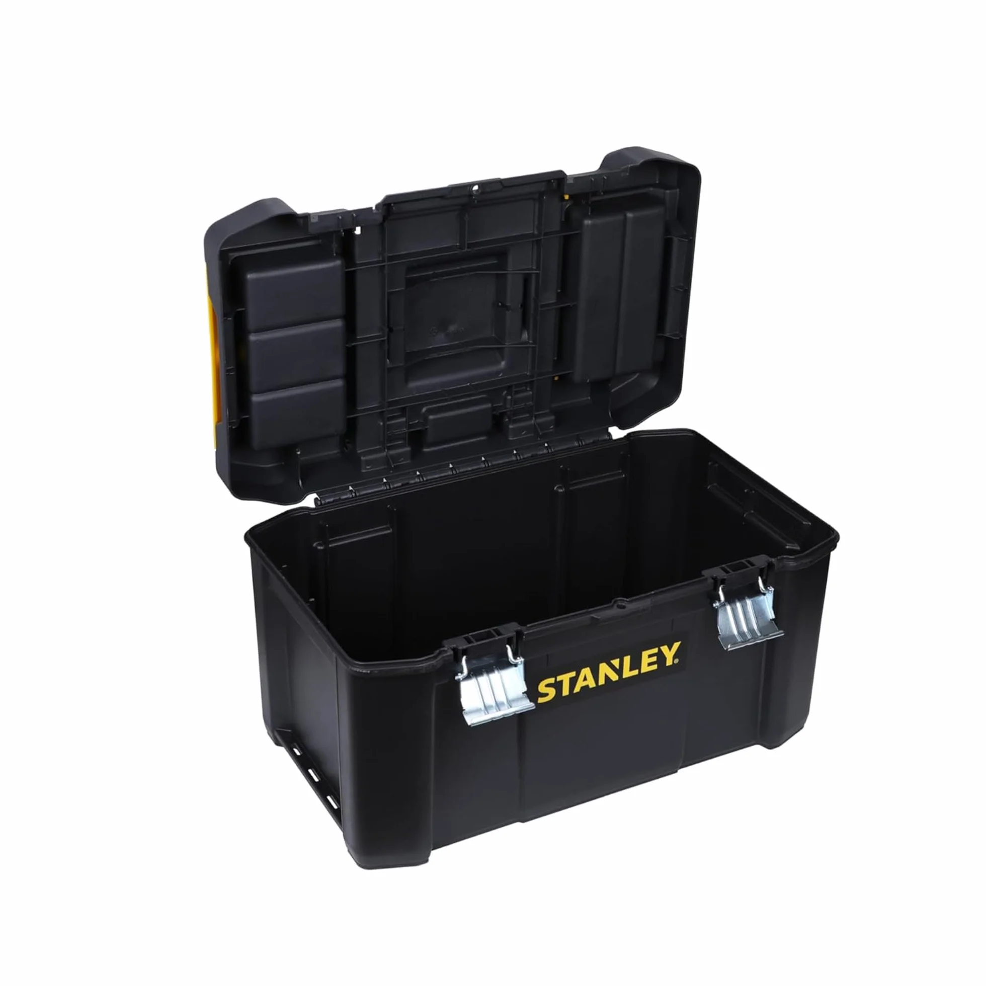 STANLEY Caja de Herramientas Rodante Esencial, Taller Móvil 3 en 1 con Unidades Apilables, Solución Portátil para Herramientas, STST1-80151.