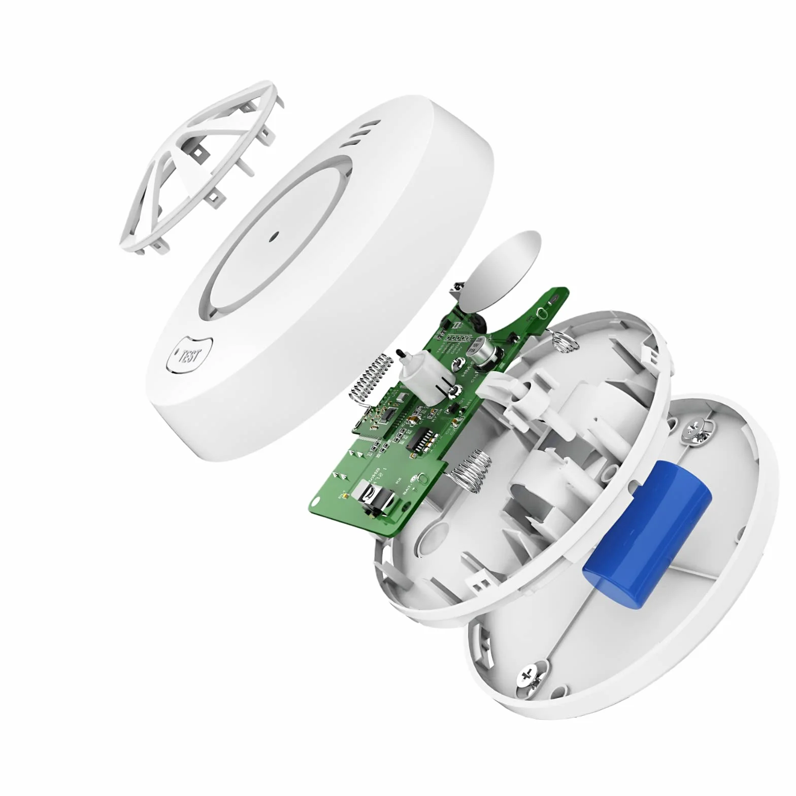Heiman Alarma de calor para cocina con interconexión inalámbrica, con batería de 10 años, certificado BS EN IEC 62368, alarma de calor interconectada para cocina, cumple con la ley de Escocia
