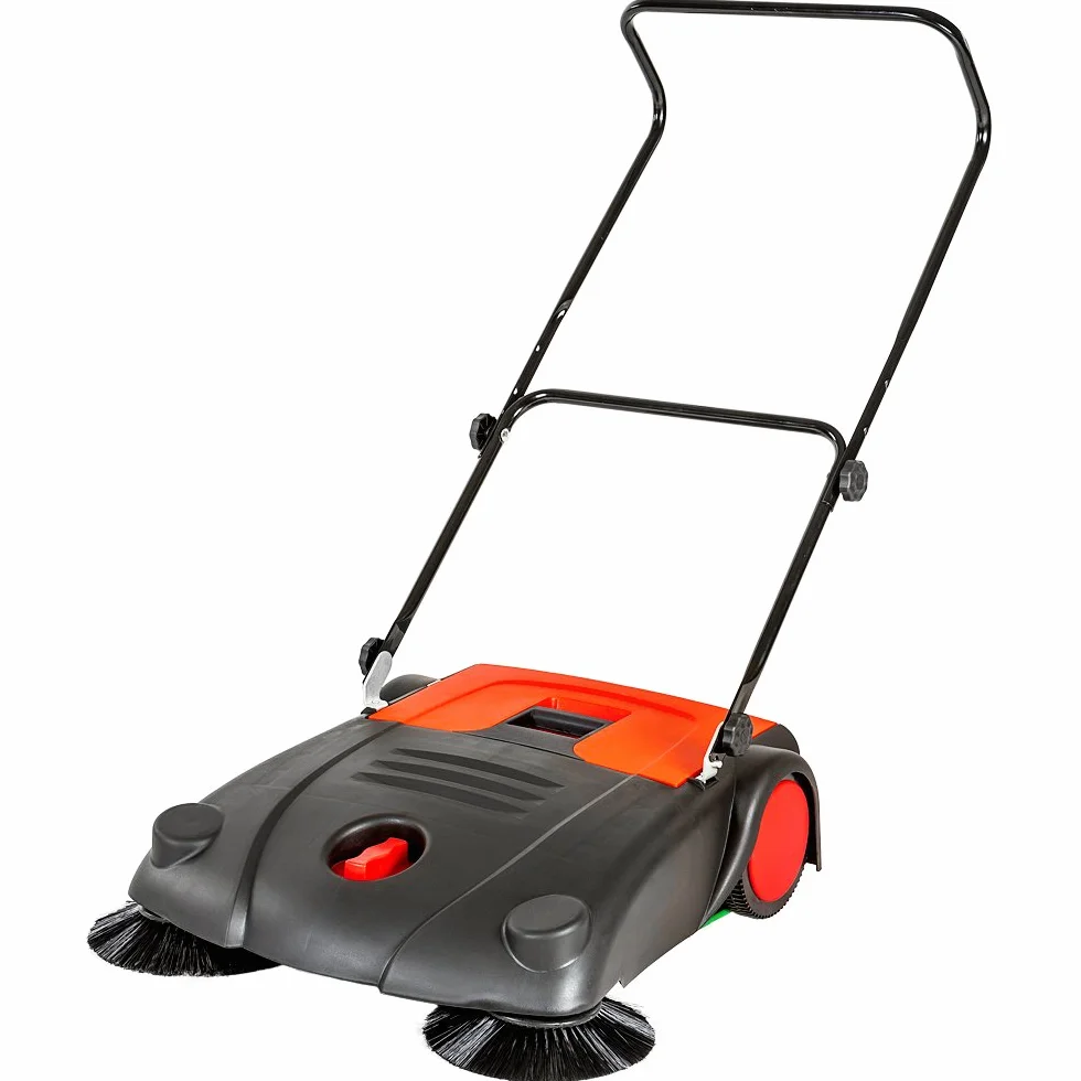 TecTake Barredora mecánica Manual Barrendero 20 litros Ancho de Trabajo 70 cm