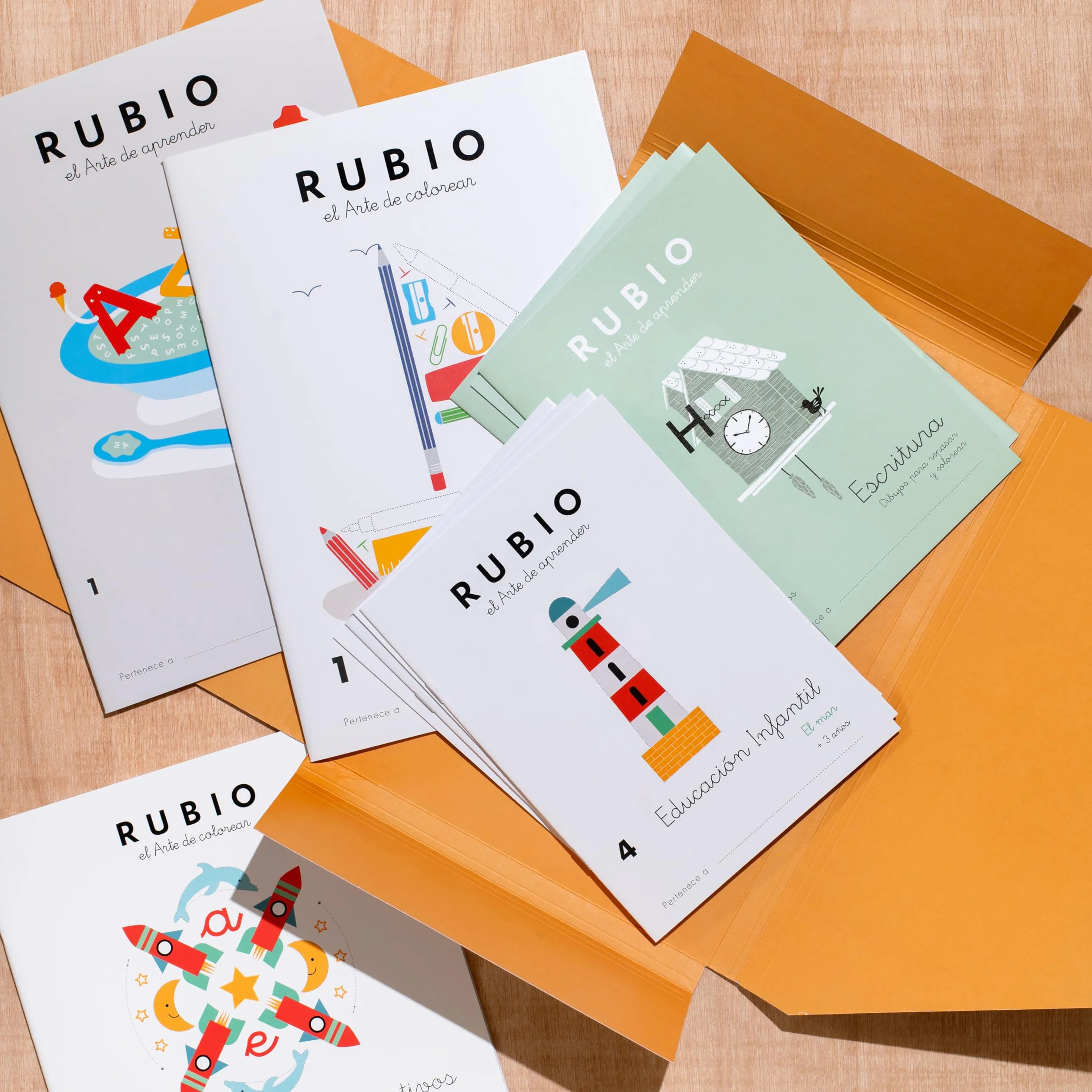 Pack Rubio Educación Infantil +3 años. Contiene 10 cuadernos. (PACKS ESCOLARES)