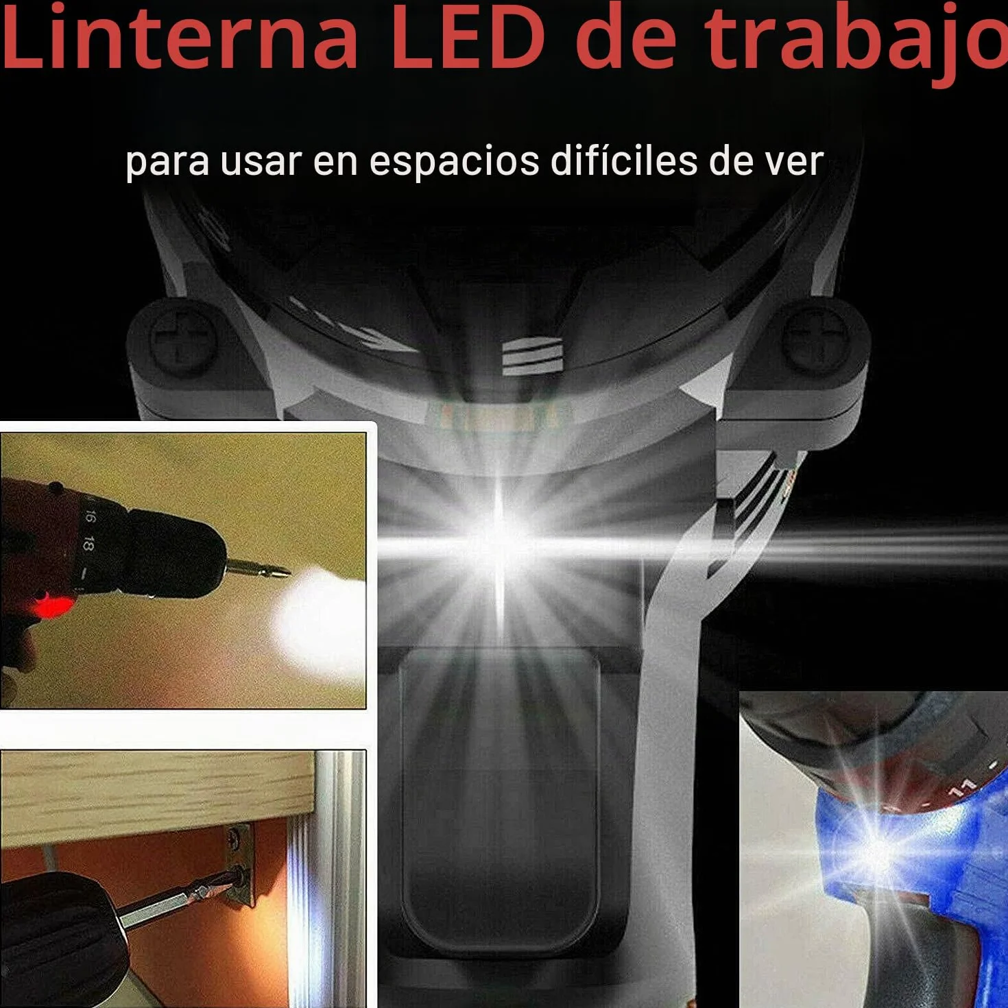 21V Taladro Atornillador Batería Kit, Taladro Atornillador Electrico con 2x1,5Ah Baterías, 26Pcs Kit Destornillador Eléctrico, 42Nm Máx Trompo de Bateria, 25+1 Ajuste de Par, 2 Velocidad, LED Luz