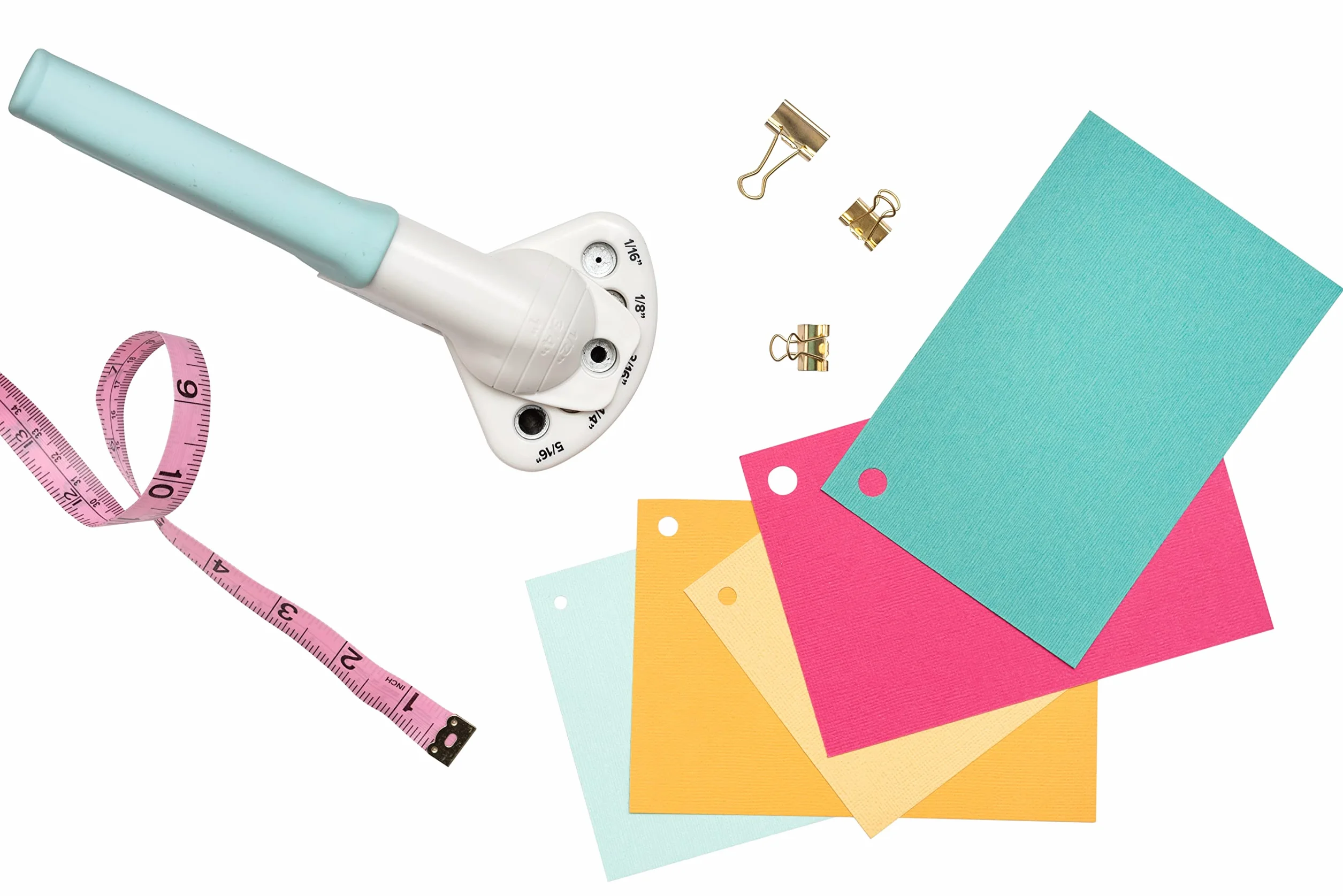We R Memory Keepers WR660094 - Perforadora de papel, color azul