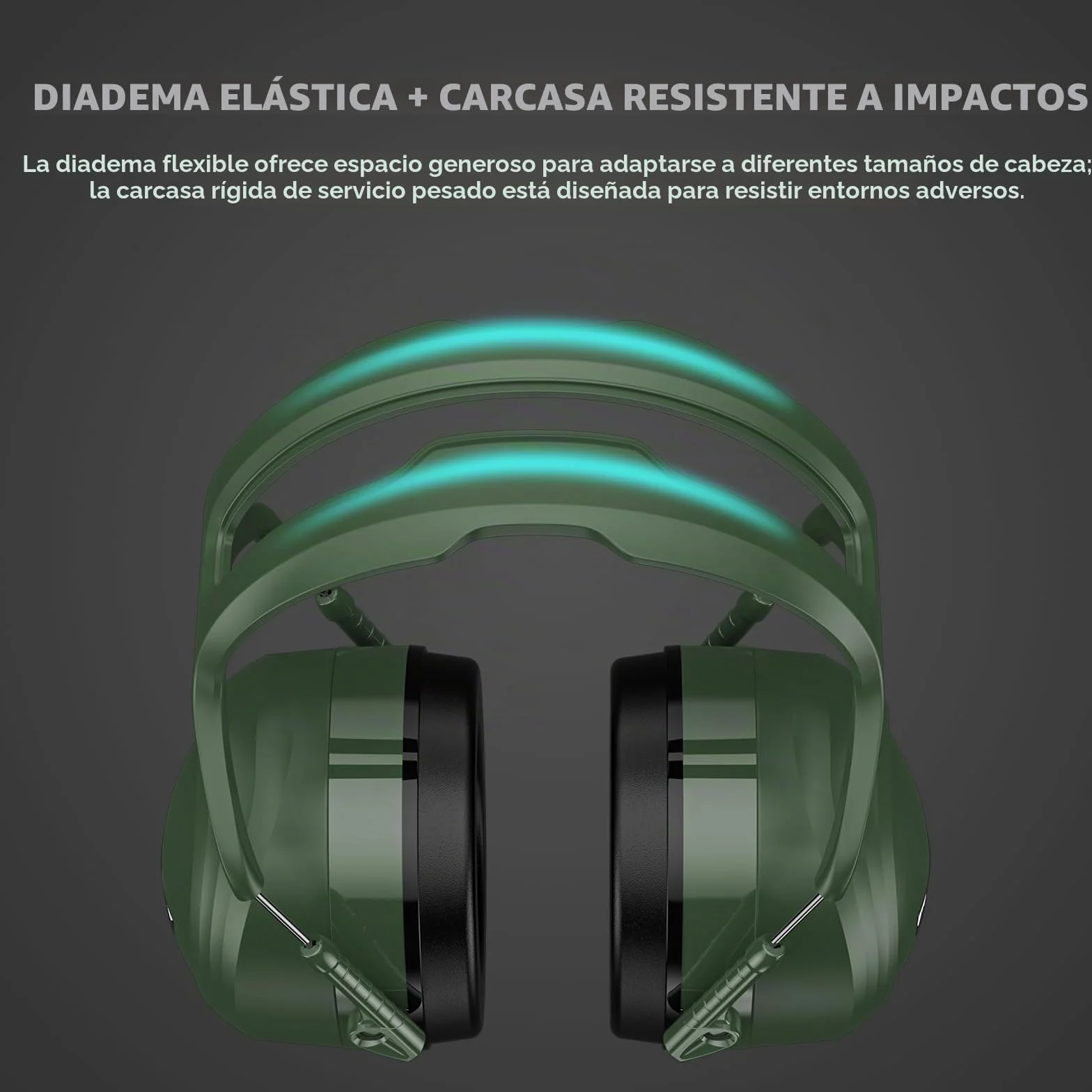ProCase Auriculares Aislantes SNR 37dB NRR 30dB Protección Auditiva para Adultos