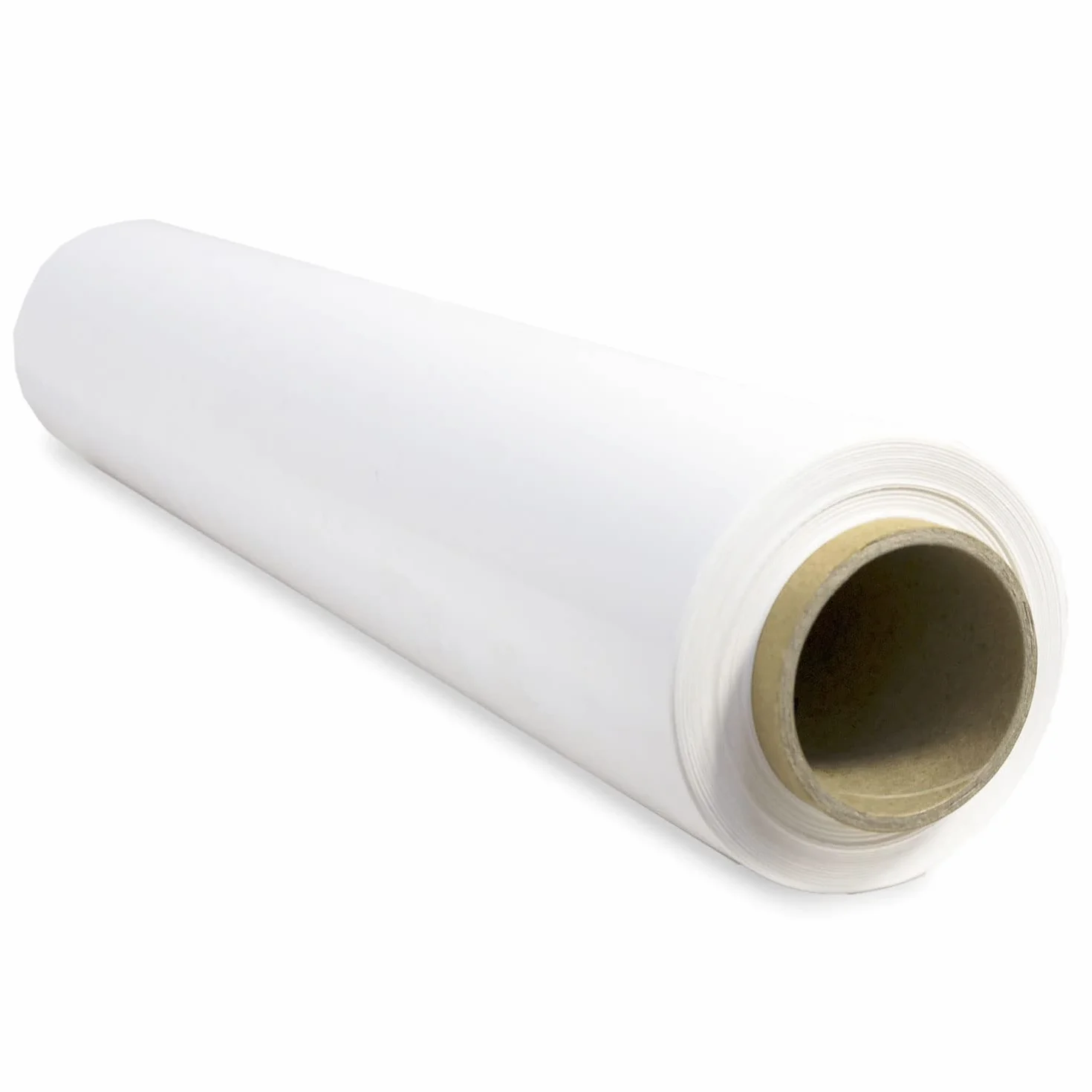 Film Blanco para Embalar, Film, Papel Film, Rollo de Plastico Protector Muebles, Cajas Mudanza, Plastico Cubretodo 50 x 110 m estirables - SIDI (1 und, Blanco)