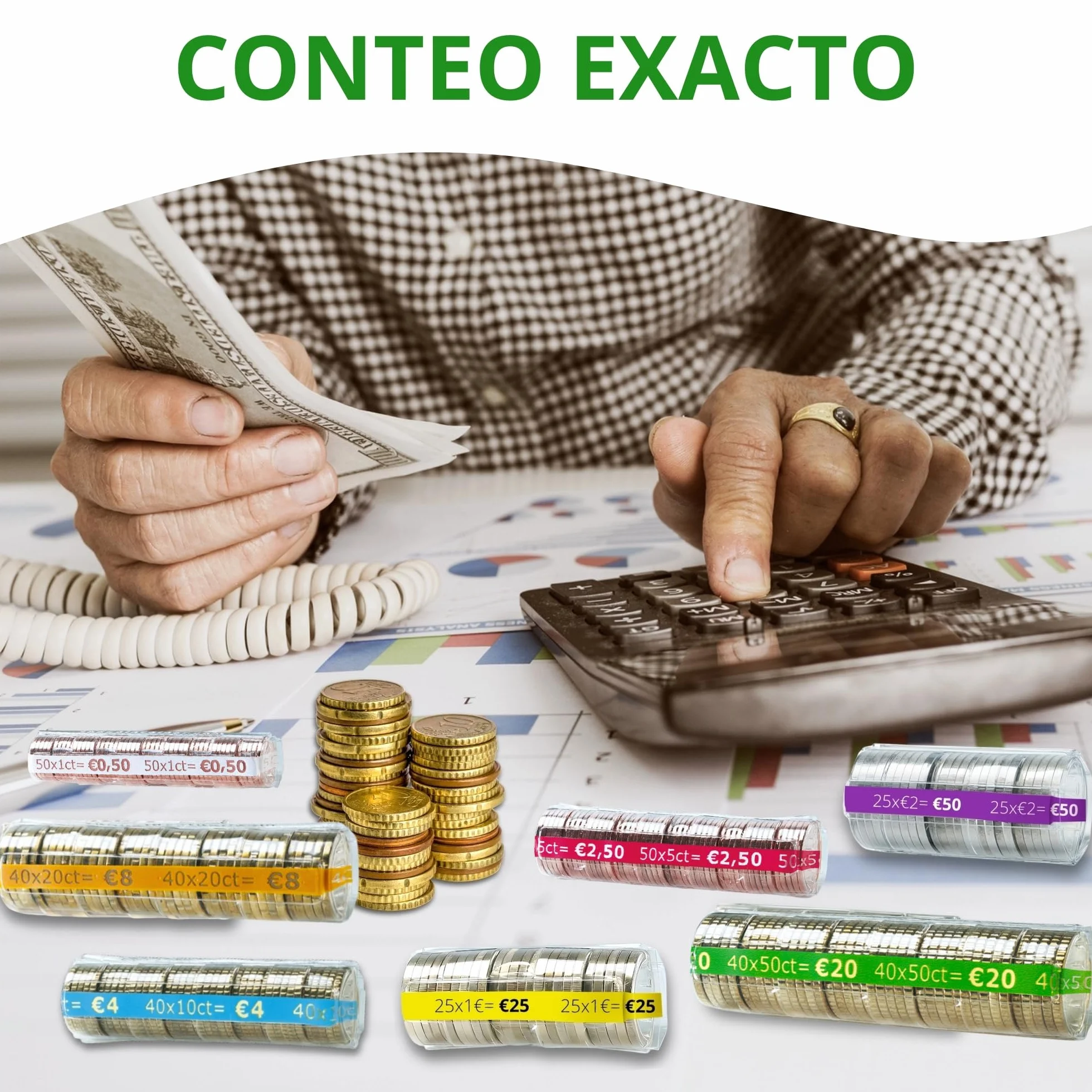 AF 120 Blister Monedas Mix 15 blister 1,2,5 centimos 15 Blister 2 Euros 15 Blister 1 Euro 50cent 20cent 10cent
